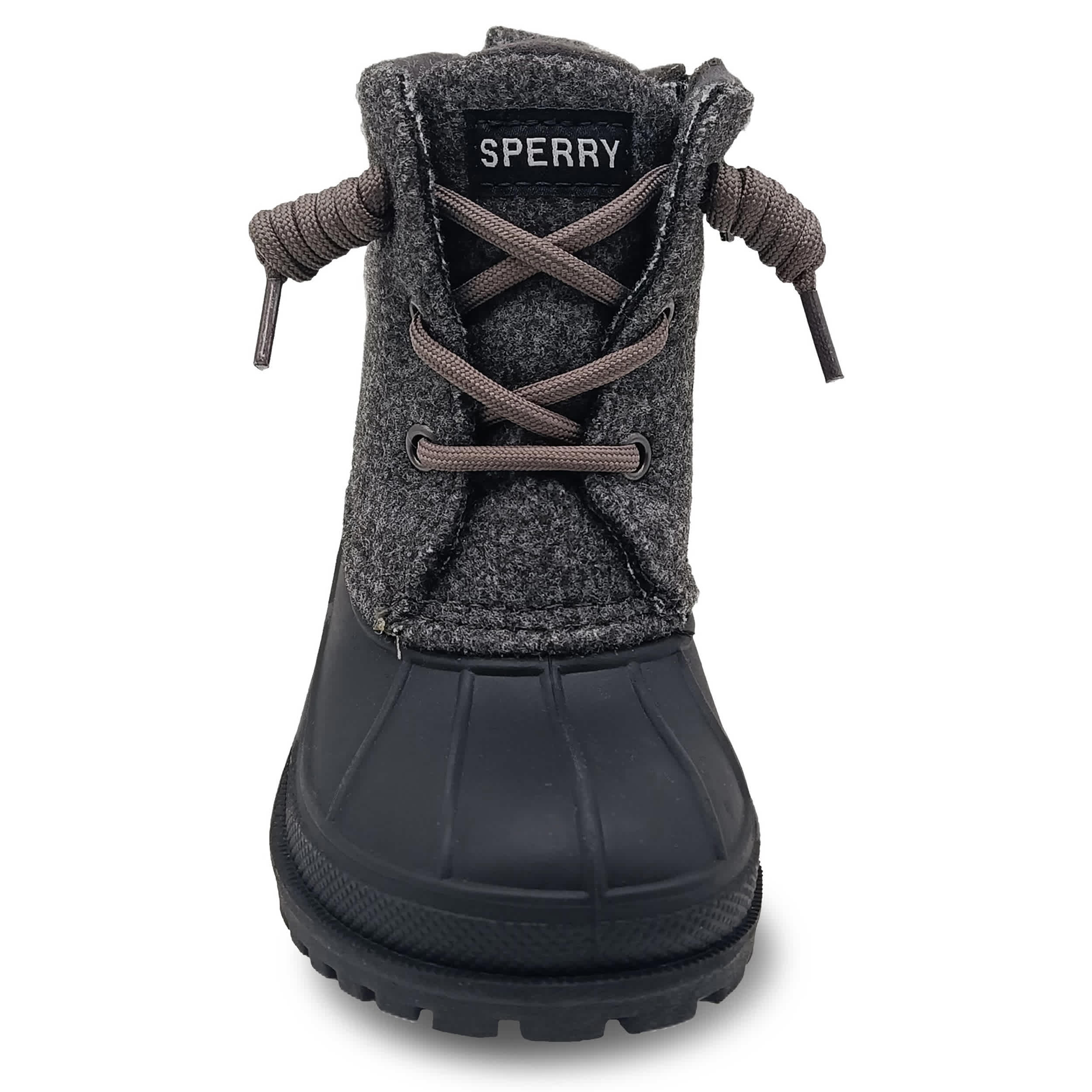 SPERRY-BOYS TODDLER  DUCK BOOT-DARK GREY & 