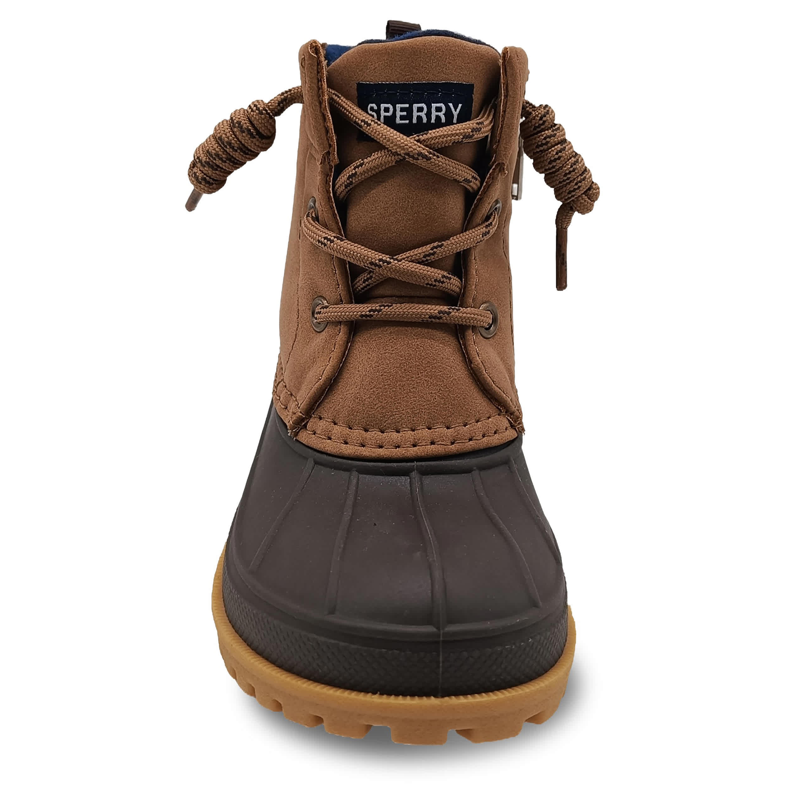 SPERRY-BOYS TODDLER  DUCK BOOT-CHESTNUT & CHOCOLATE