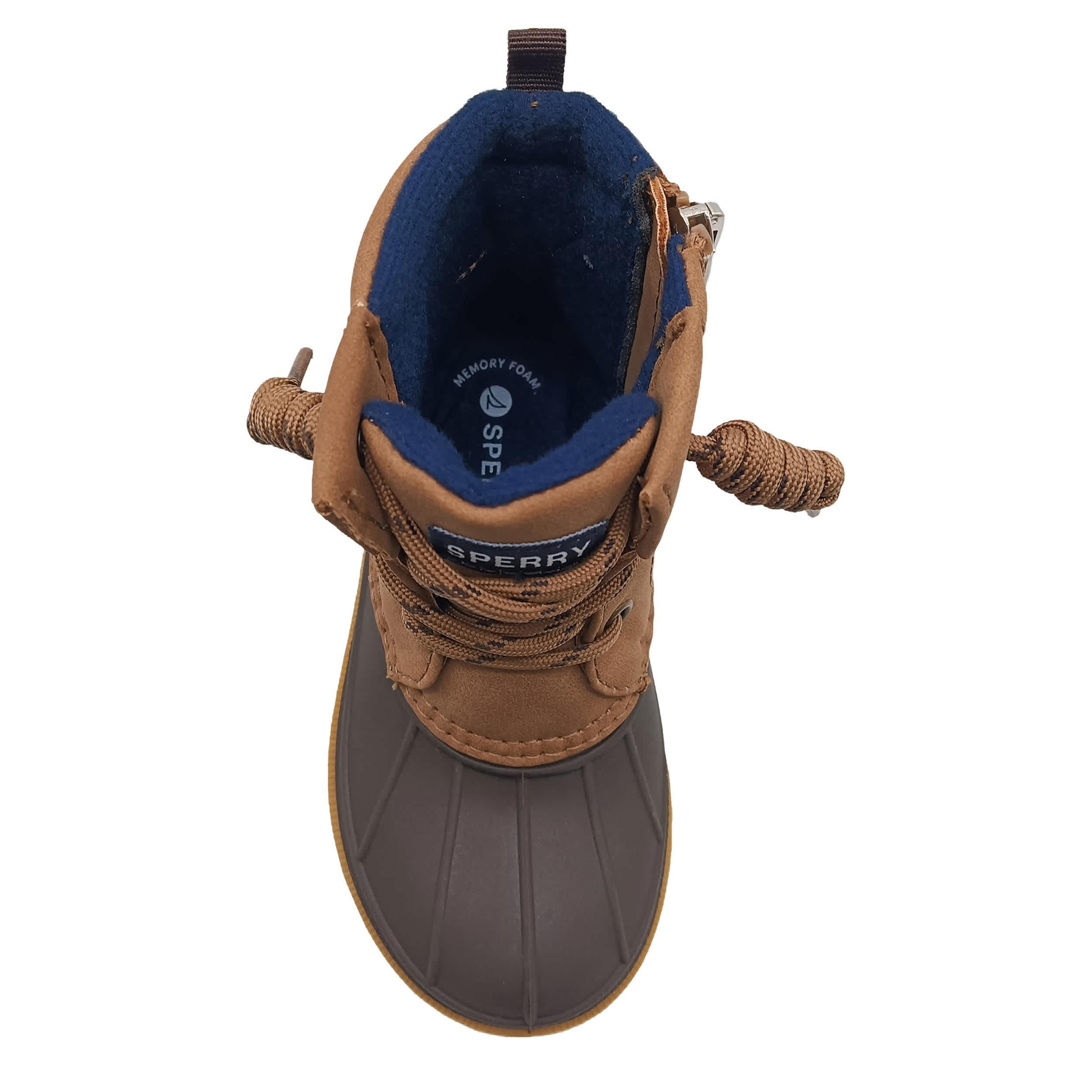 SPERRY-BOYS TODDLER  DUCK BOOT-CHESTNUT & CHOCOLATE
