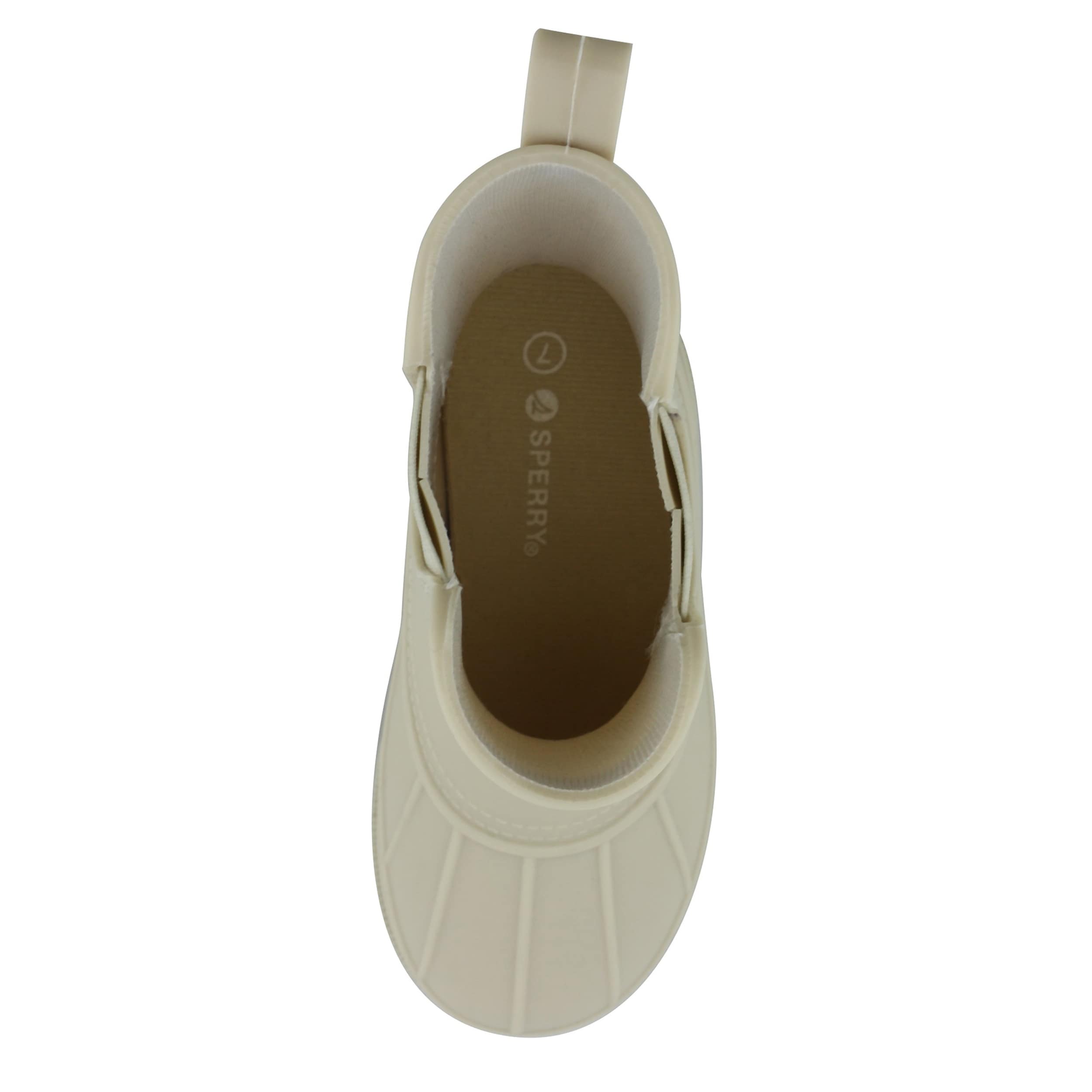 SPERRY-GIRLS TODDLER CHELSEA RAIN BOOT-TAUPE & 