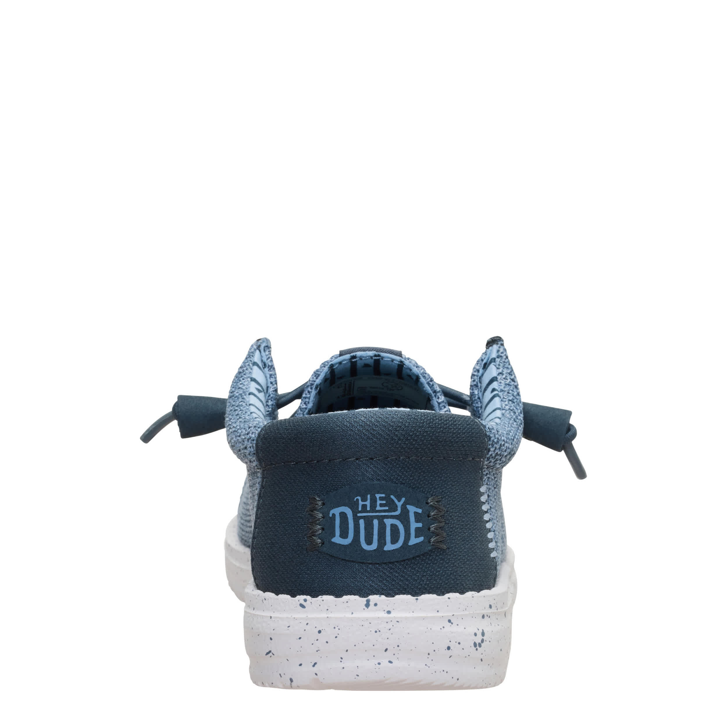 HEYDUDE-BOYS LITTLE-BIG KID WALLY STRETCH SOX SLIP ON SNEAKER-GREY & 