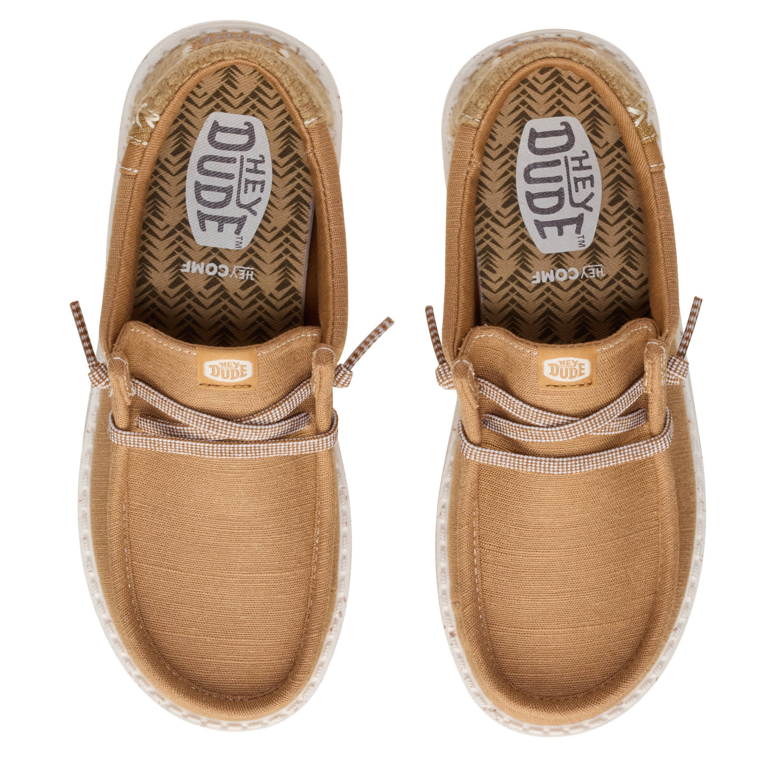 HEYDUDE-BOYS LITTLE-BIG KID WALLY BREAK SLIP ON SNEAKER-BROWN & 