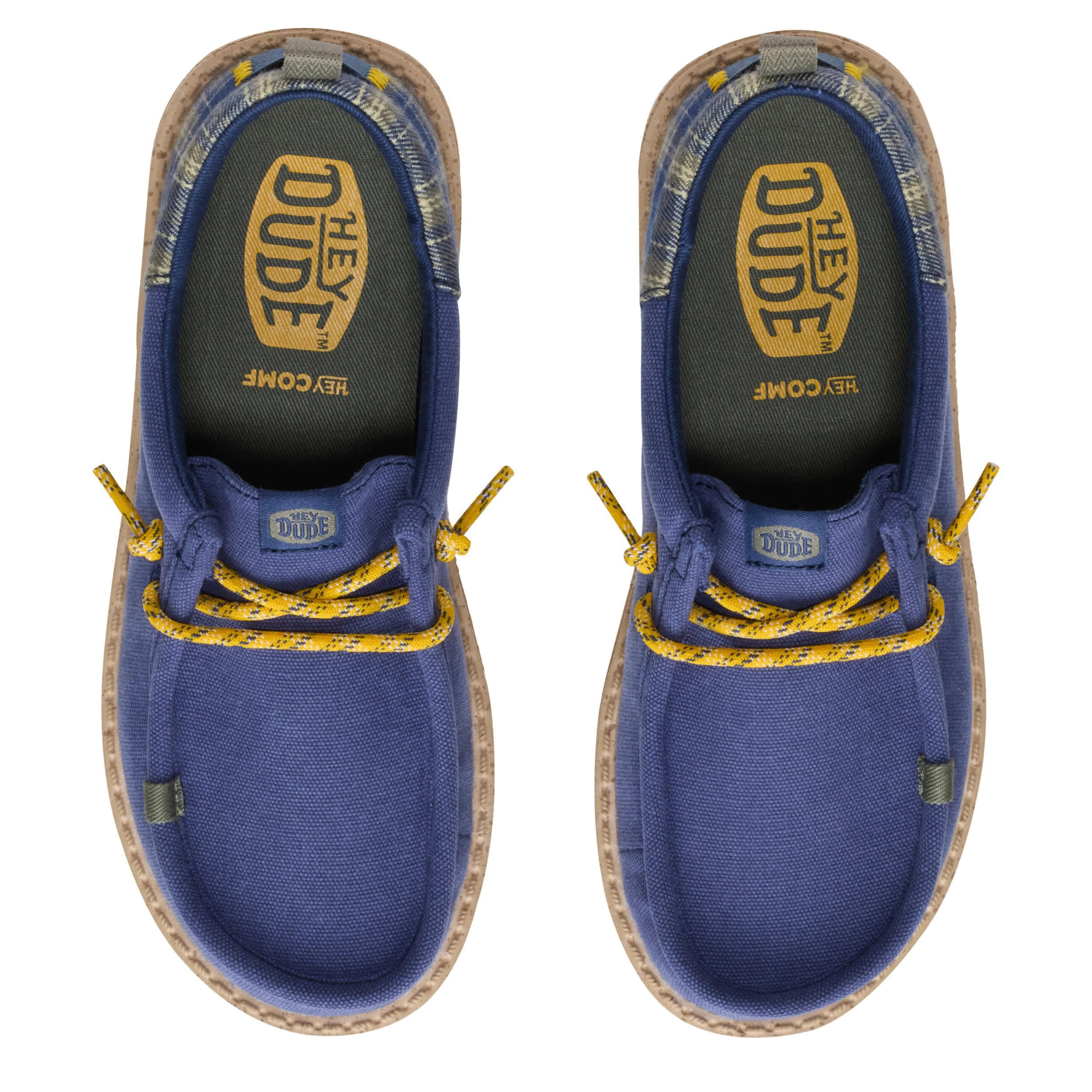 HEYDUDE-BOYS LITTLE-BIG KID WALLY FUNK SLIP ON SNEAKER-BLUE & 