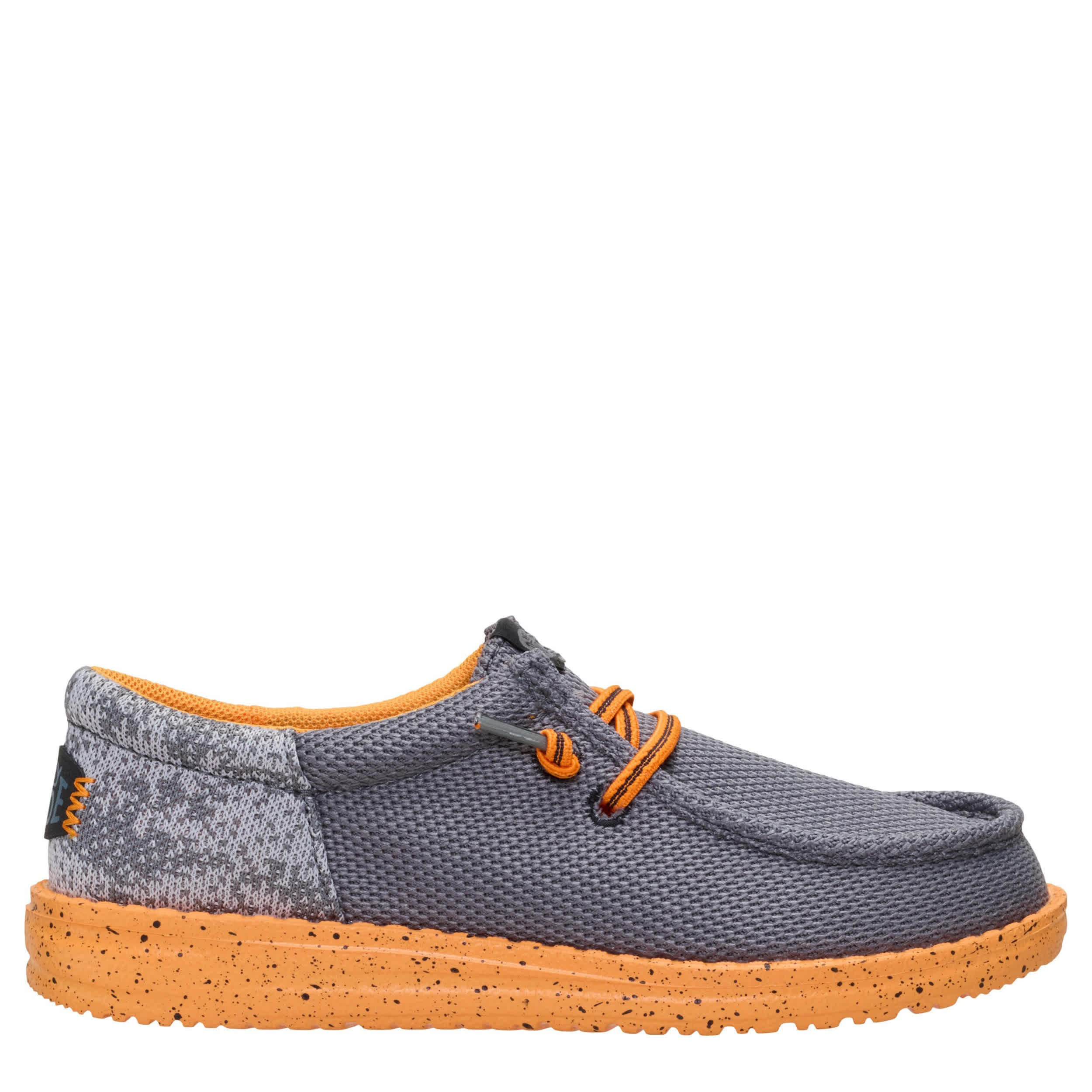 HEYDUDE-BOYS LITTLE-BIG KID WALLY FUNK SLIP ON SNEAKER-GREY & 