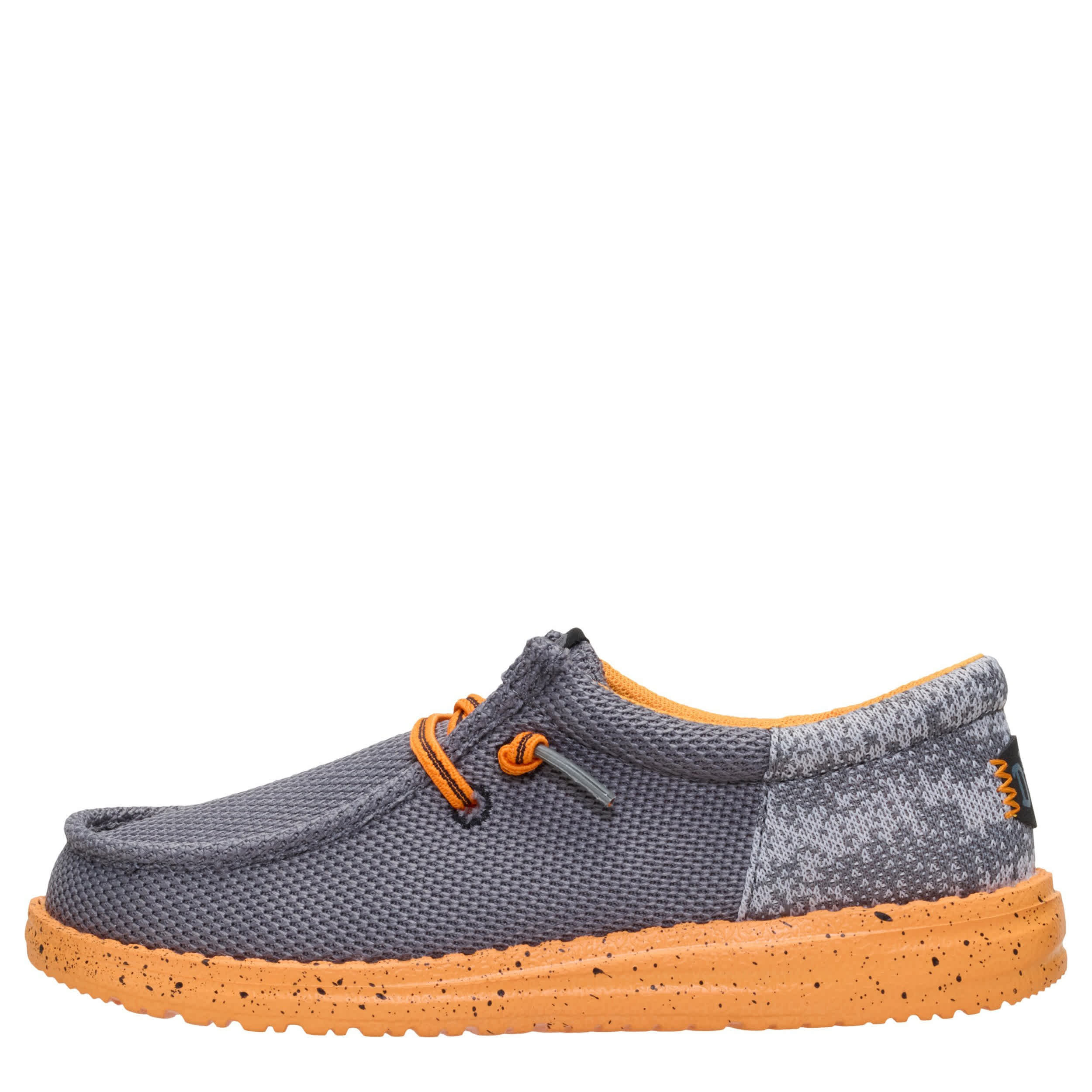 HEYDUDE-BOYS LITTLE-BIG KID WALLY FUNK SLIP ON SNEAKER-GREY & 