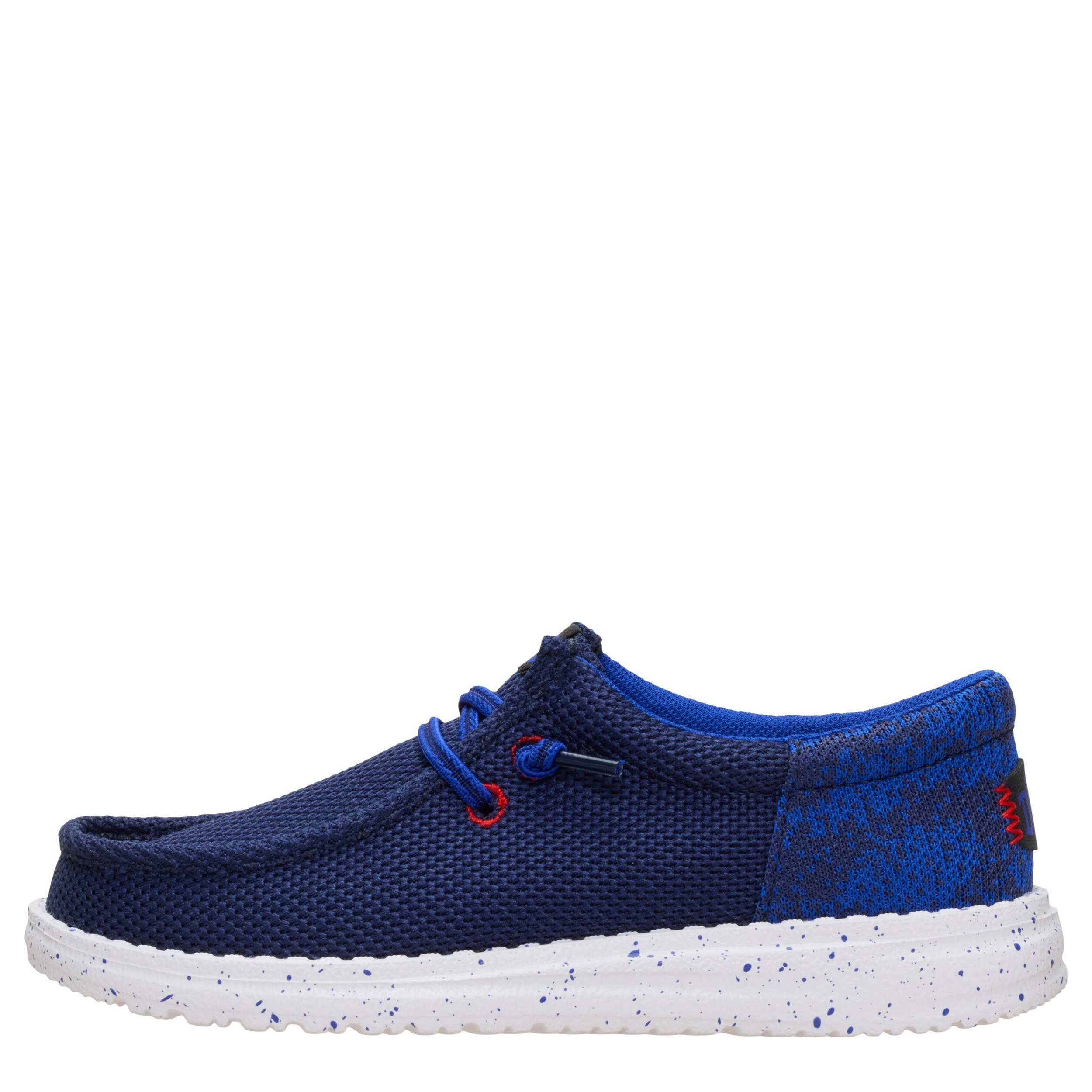 HEYDUDE-BOYS LITTLE-BIG KID WALLY FUNK SLIP ON SNEAKER-BLUE & 