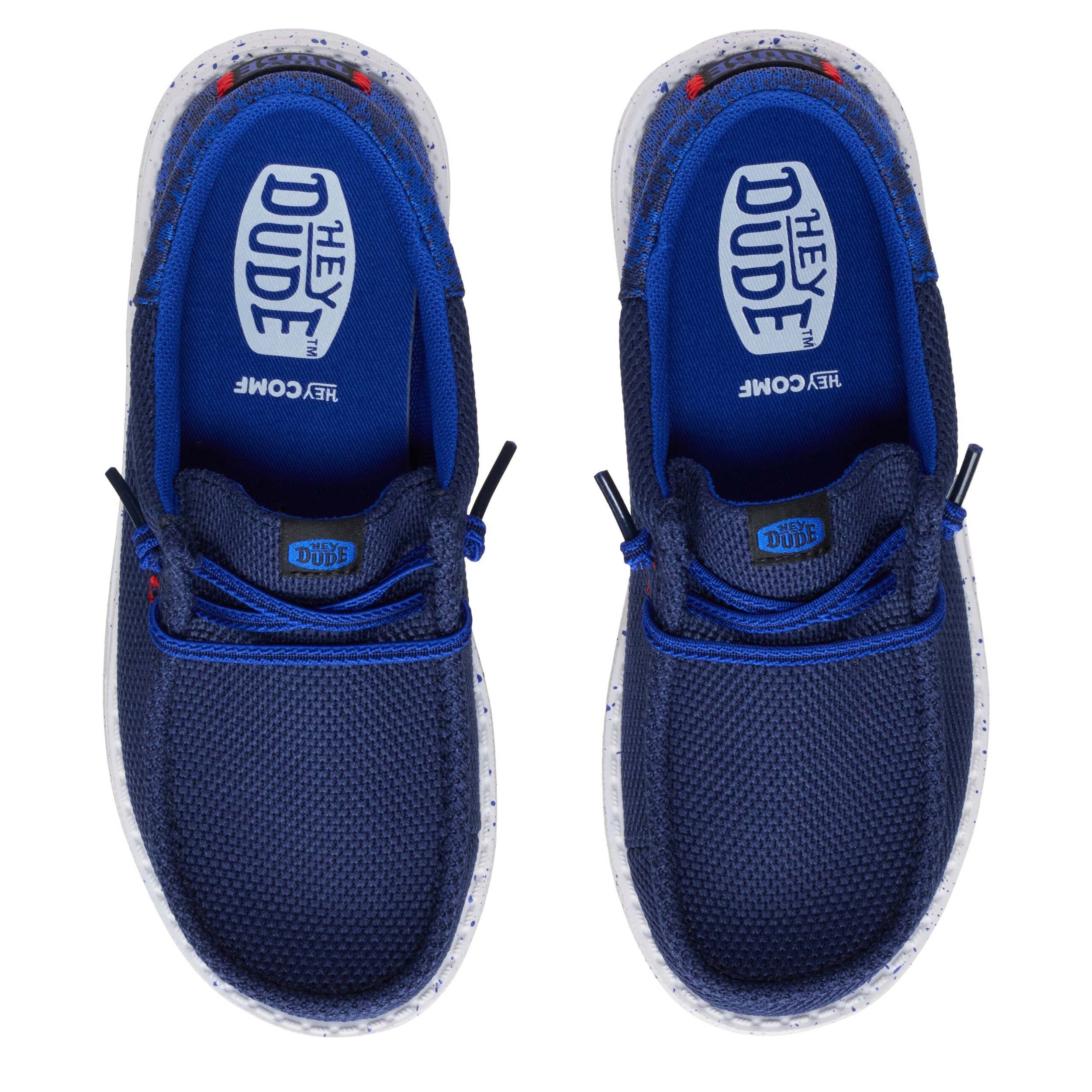 HEYDUDE-BOYS LITTLE-BIG KID WALLY FUNK SLIP ON SNEAKER-BLUE & 