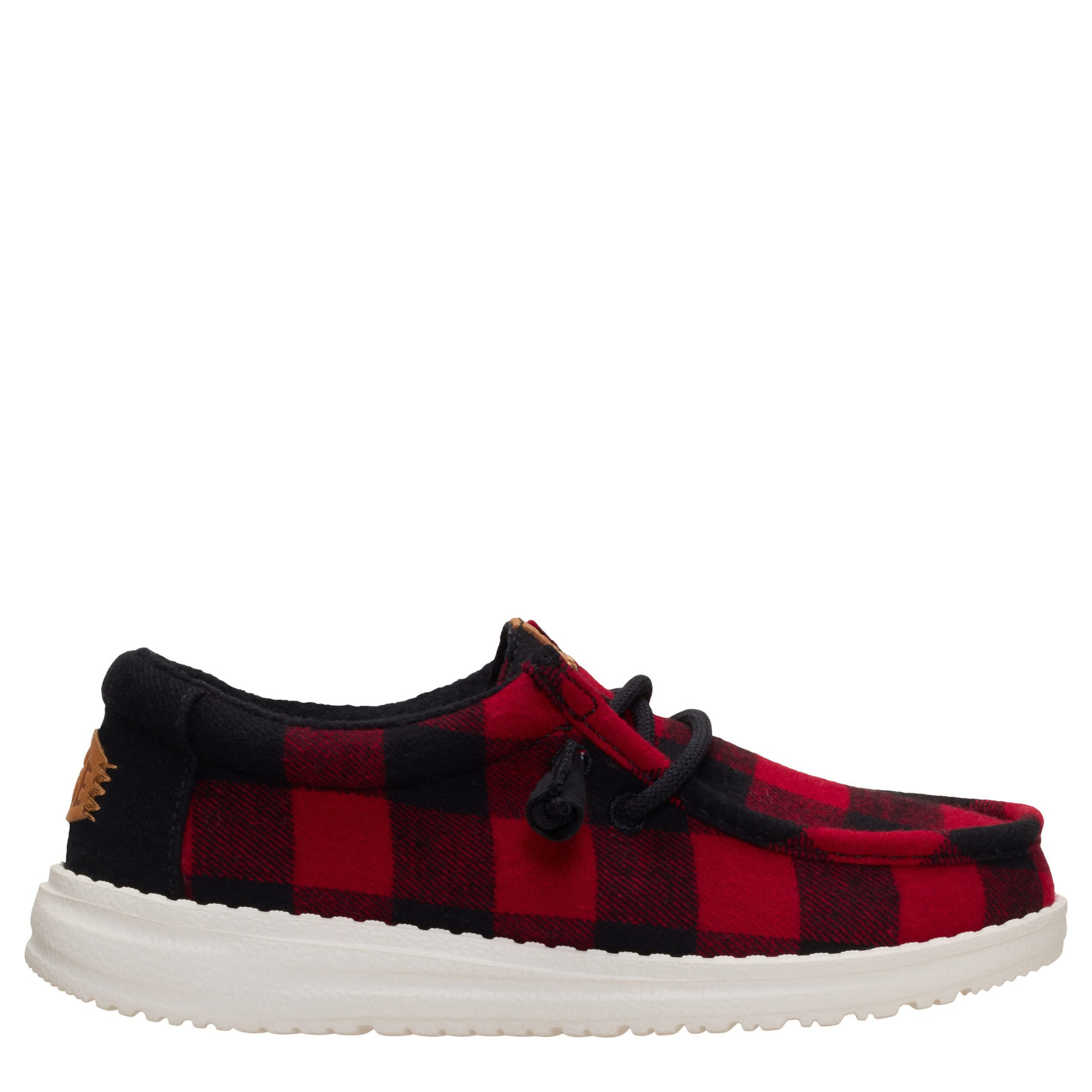 HEYDUDE-BOYS LITTLE-BIG KID WALLY SLIP ON SNEAKER-RED & 