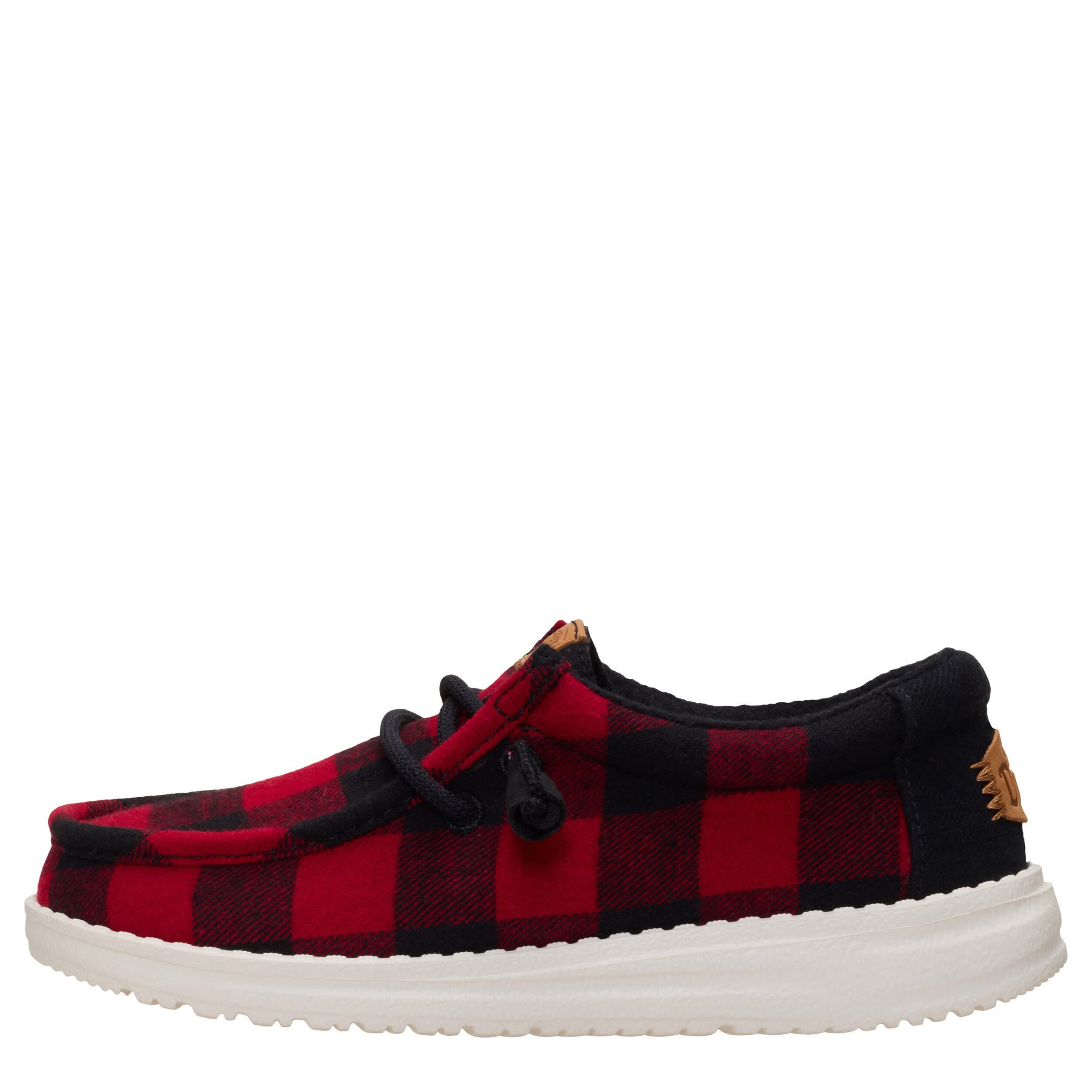 HEYDUDE-BOYS LITTLE-BIG KID WALLY SLIP ON SNEAKER-RED & 
