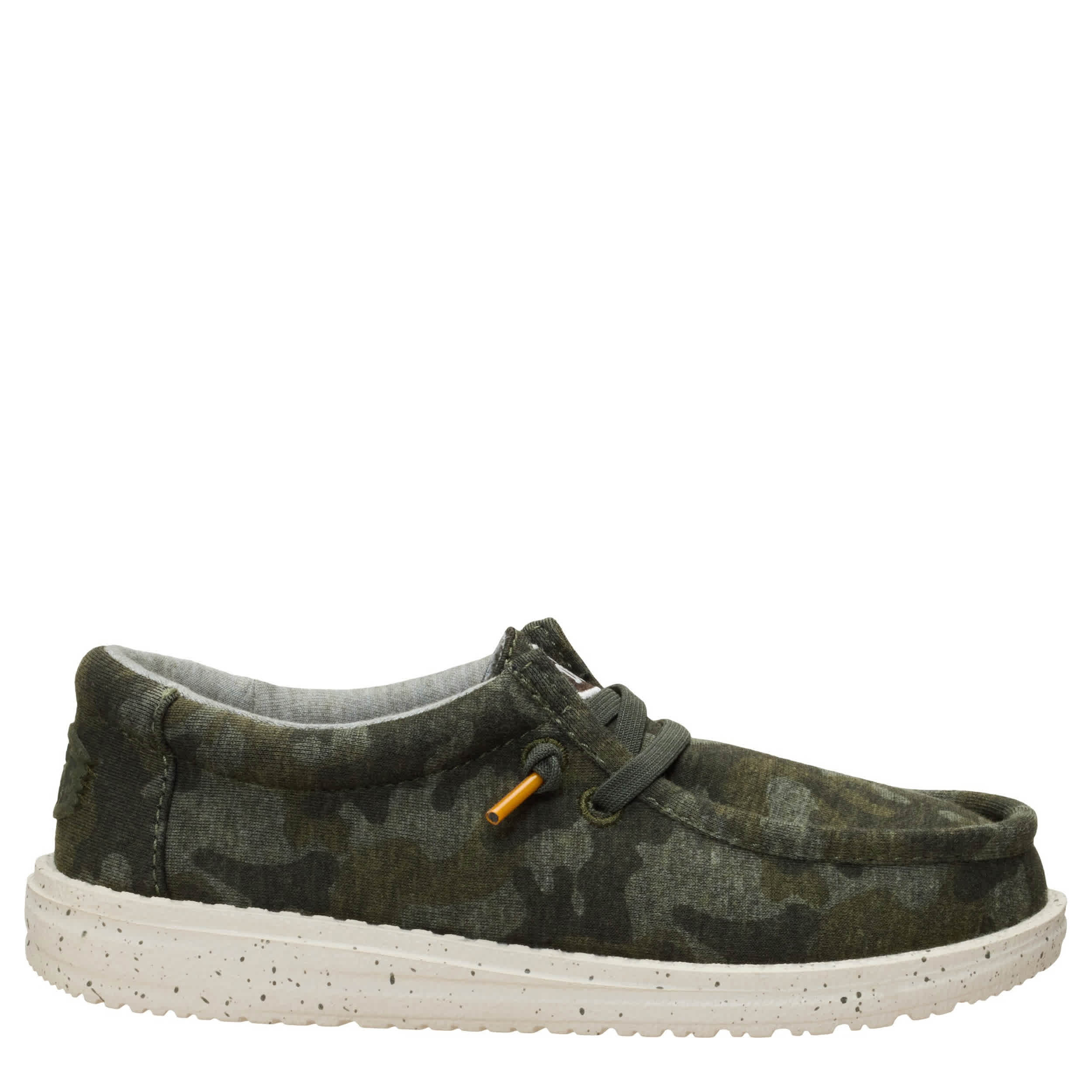 HEYDUDE-BOYS LITTLE-BIG KID WALLY SLIP ON SNEAKER-GREEN & 