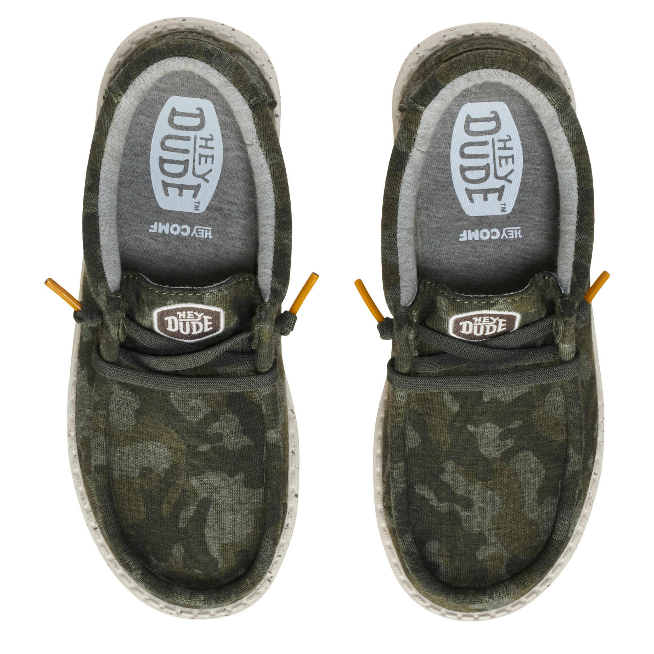 HEYDUDE-BOYS LITTLE-BIG KID WALLY SLIP ON SNEAKER-GREEN & 