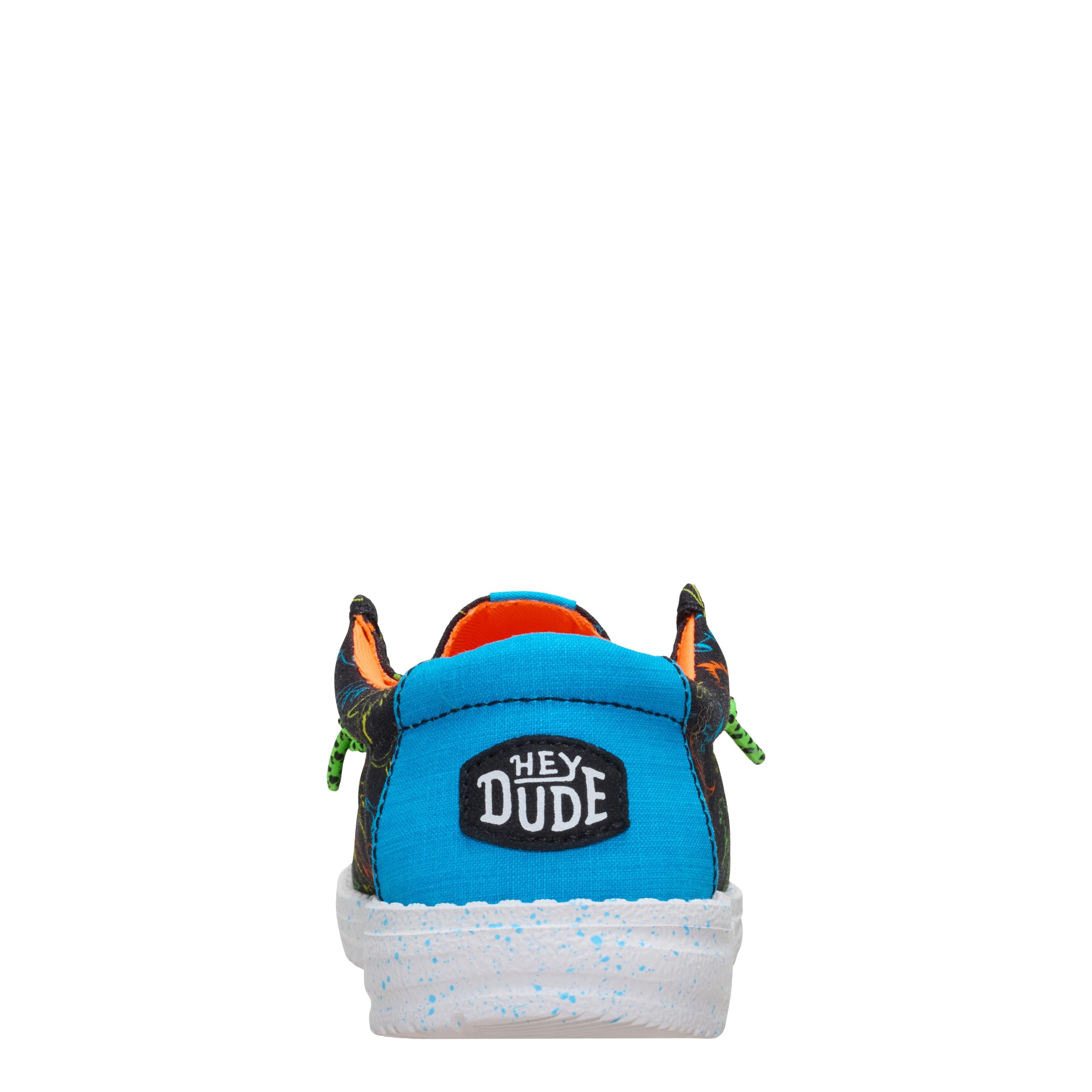 HEYDUDE-BOYS LITTLE-BIG KID WALLY DINOWORLD SLIP ON SNEAKER-BLACK & 