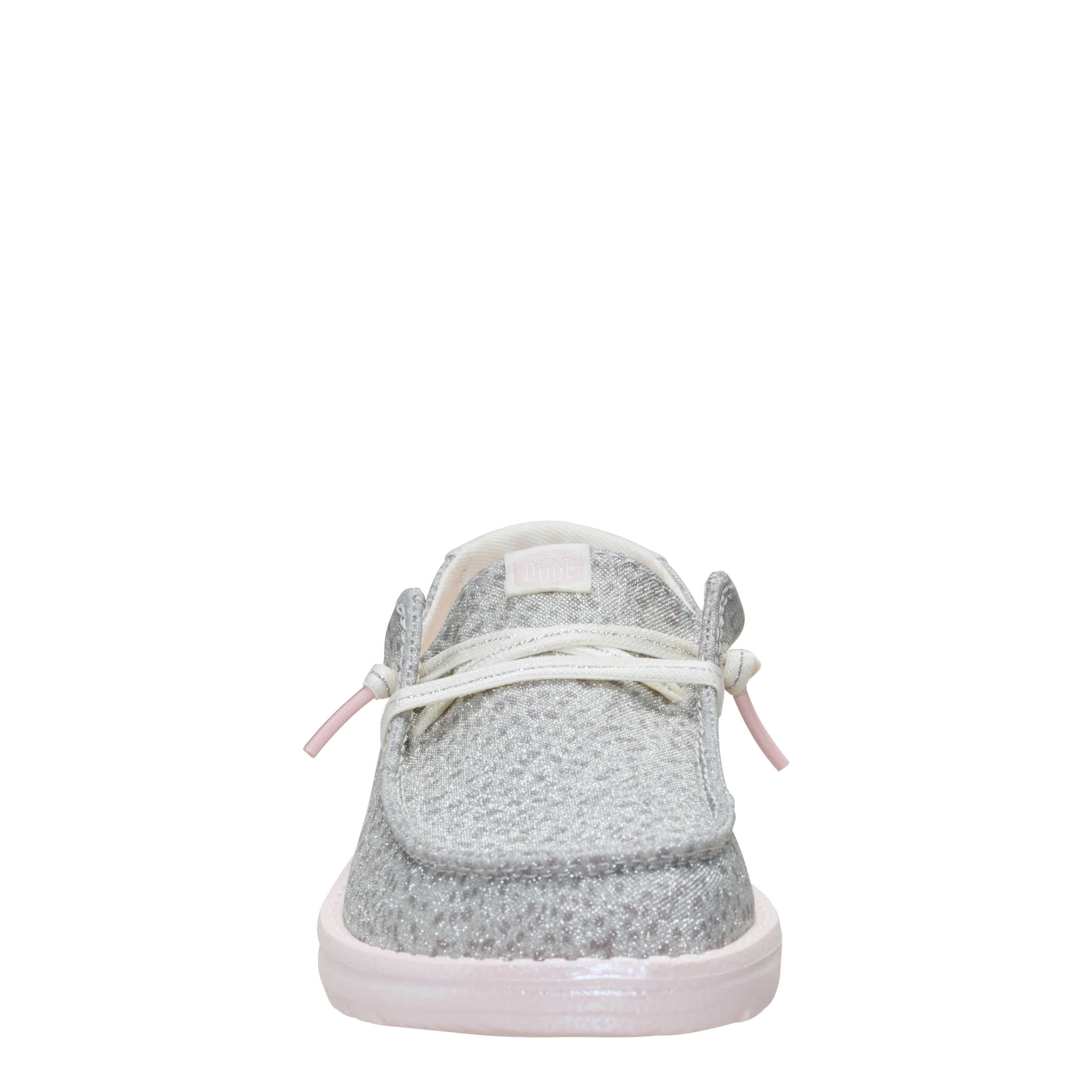 HEYDUDE-GIRLS LITTLE-BIG KID WENDY LUXE SLIP ON SNEAKER-PINK & 