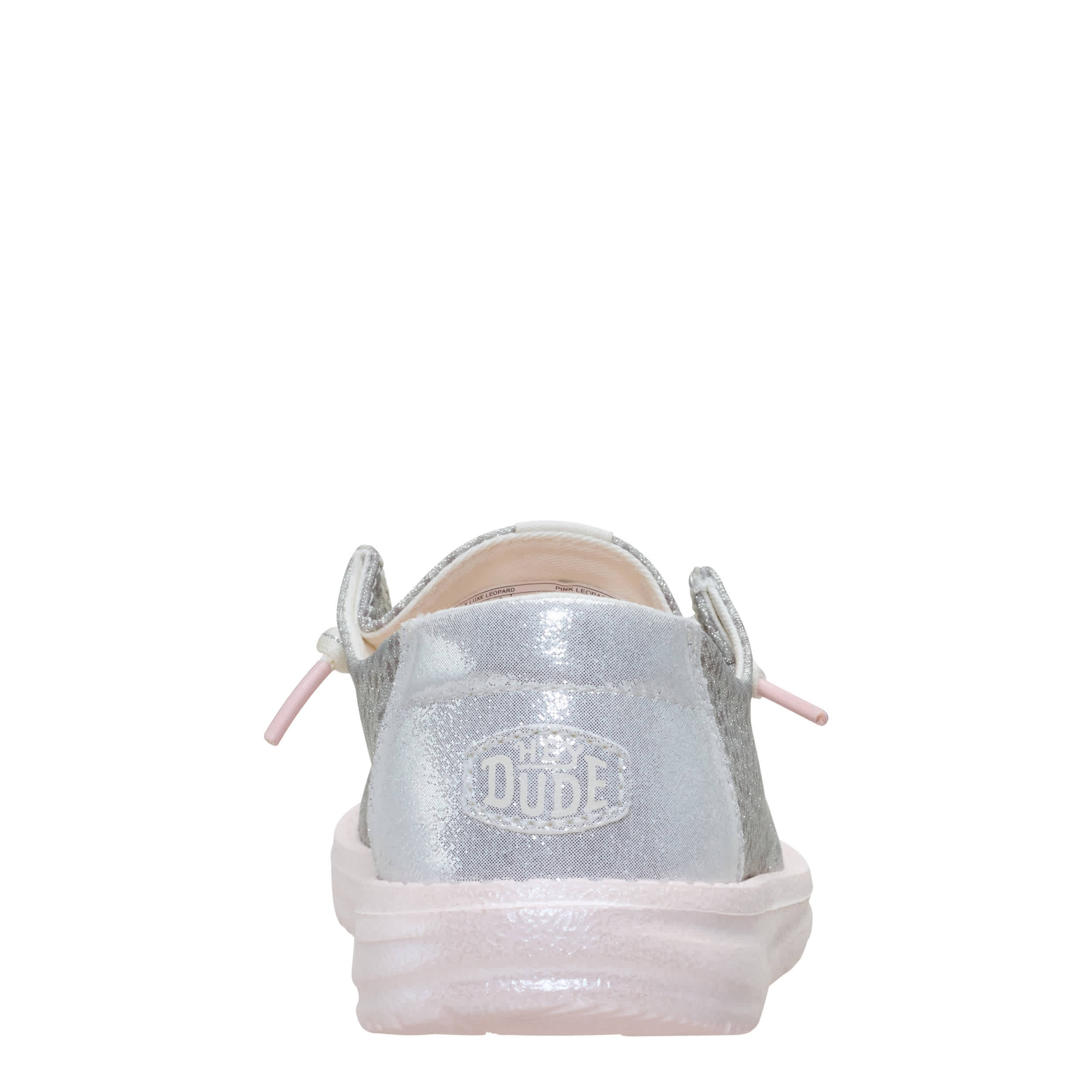 HEYDUDE-GIRLS LITTLE-BIG KID WENDY LUXE SLIP ON SNEAKER-PINK & 