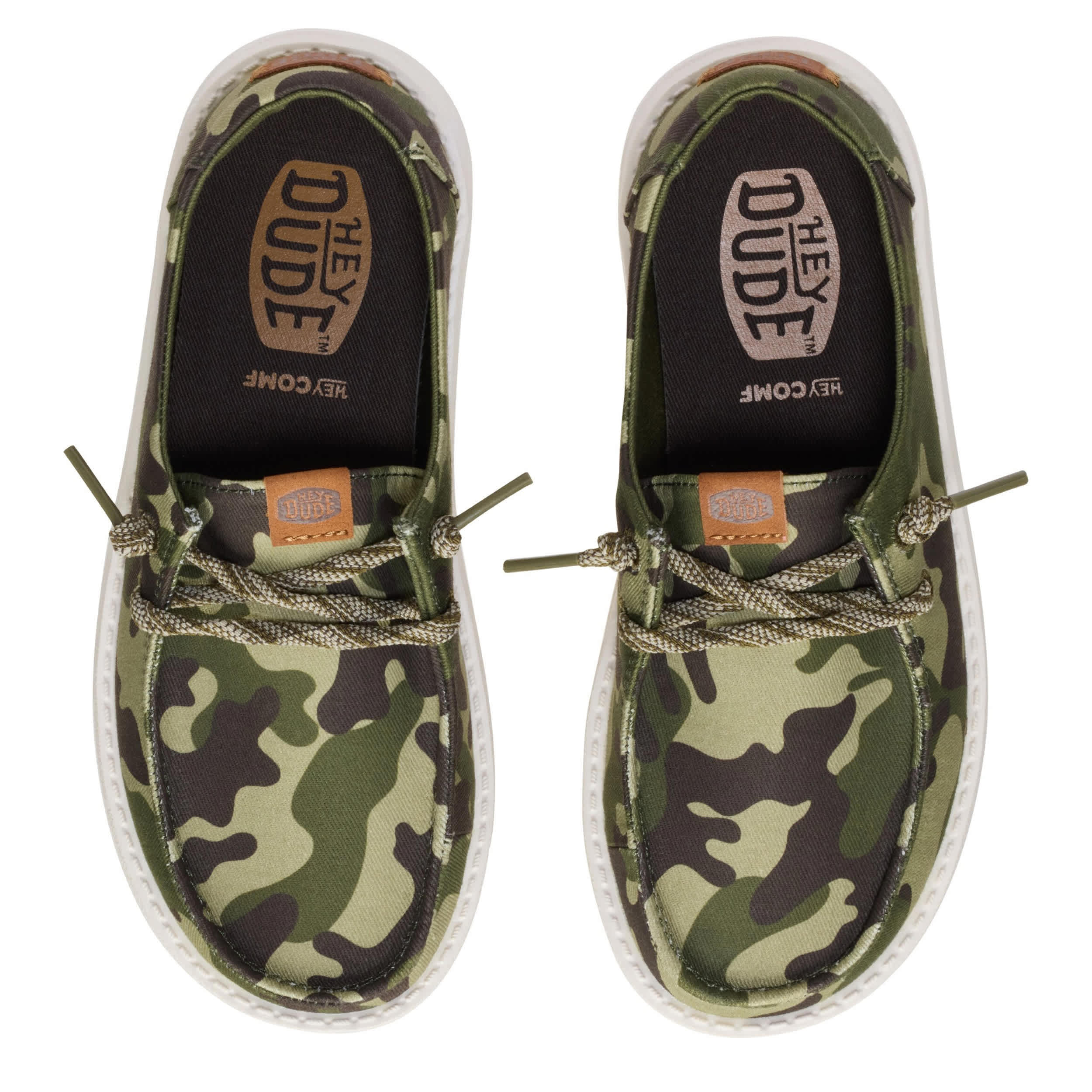 HEYDUDE-BOYS LITTLE-BIG KID WALLY SLIP ON SNEAKER-GREEN & 