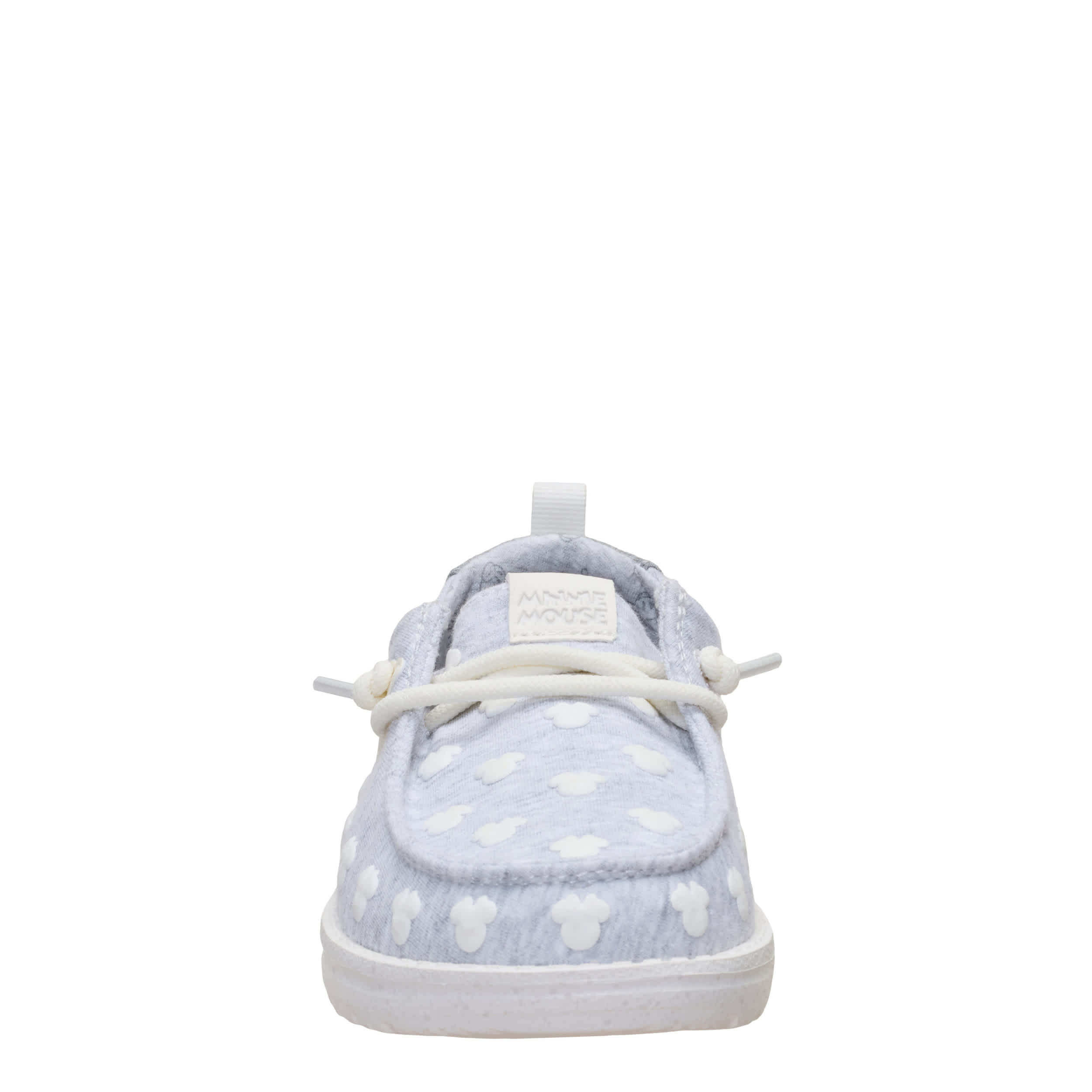 HEYDUDE-GIRLS LITTLE-BIG KID WENDY MINNIE SLIP ON SNEAKER-GREY & 