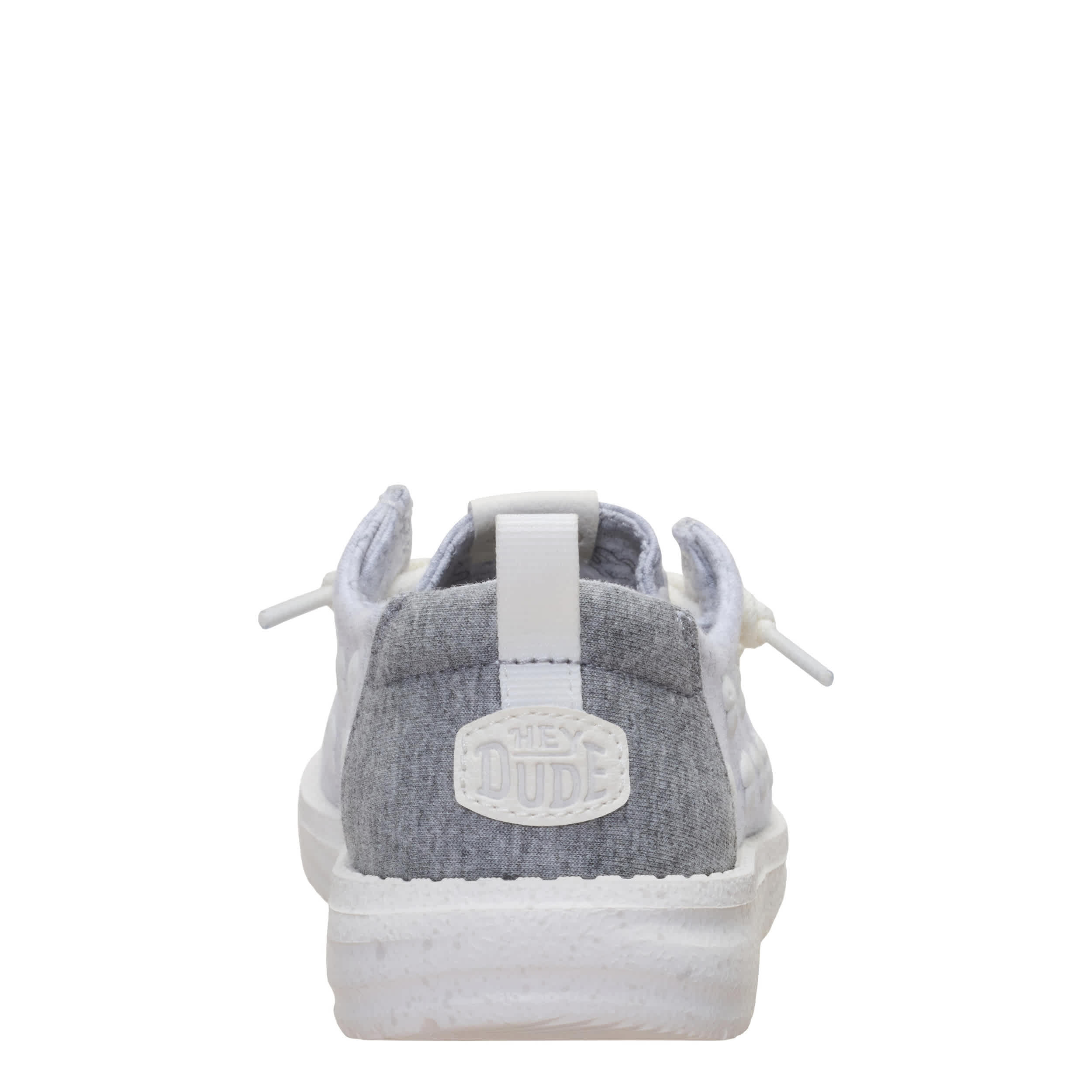 HEYDUDE-GIRLS LITTLE-BIG KID WENDY MINNIE SLIP ON SNEAKER-GREY & 