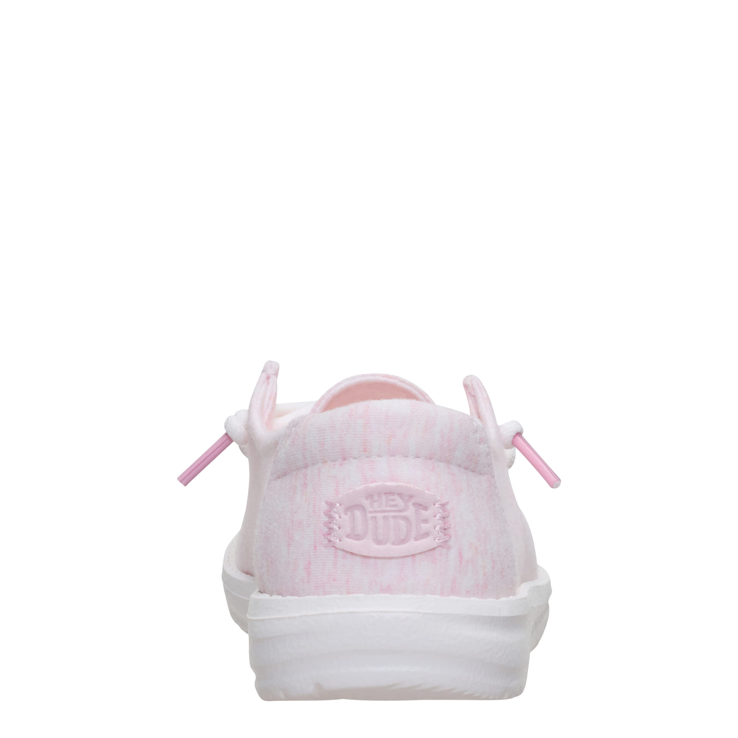 HEYDUDE-GIRLS LITTLE-BIG KID WENDY SLIP ON SNEAKER-PINK & 