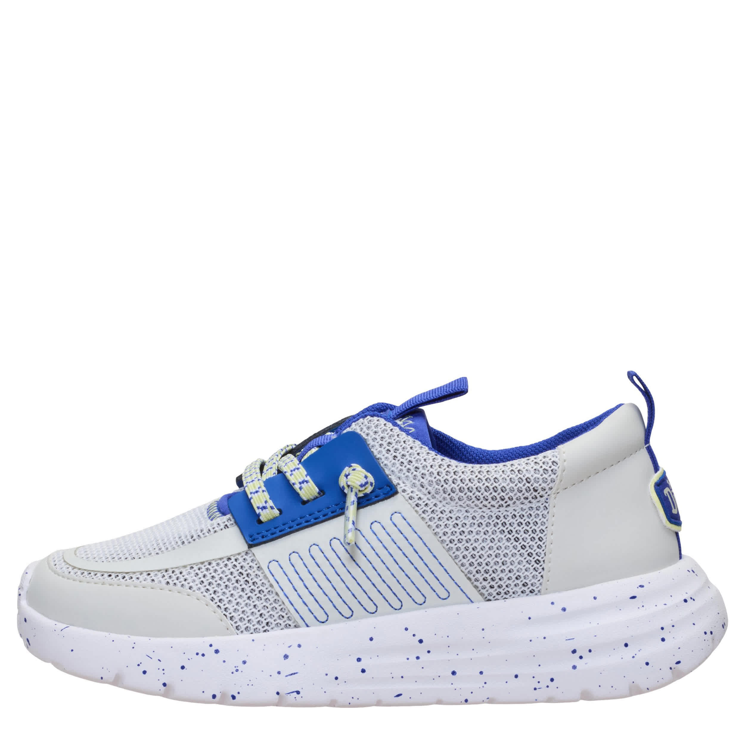 HEYDUDE-BOYS LITTLE-BIG KID SIROCCO STRETCH SOX SLIP ON SNEAKER-GREY & 