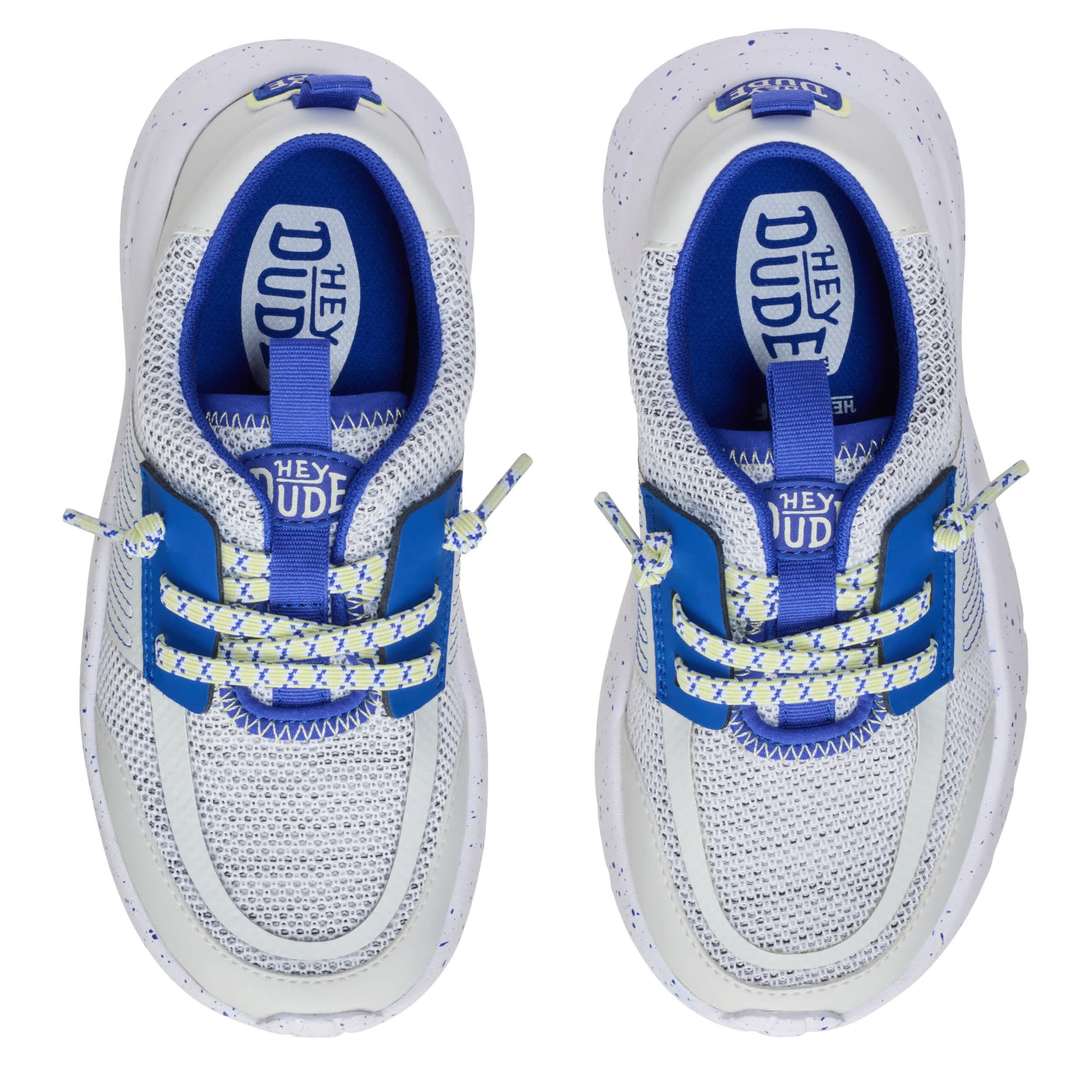 HEYDUDE-BOYS LITTLE-BIG KID SIROCCO STRETCH SOX SLIP ON SNEAKER-GREY & 