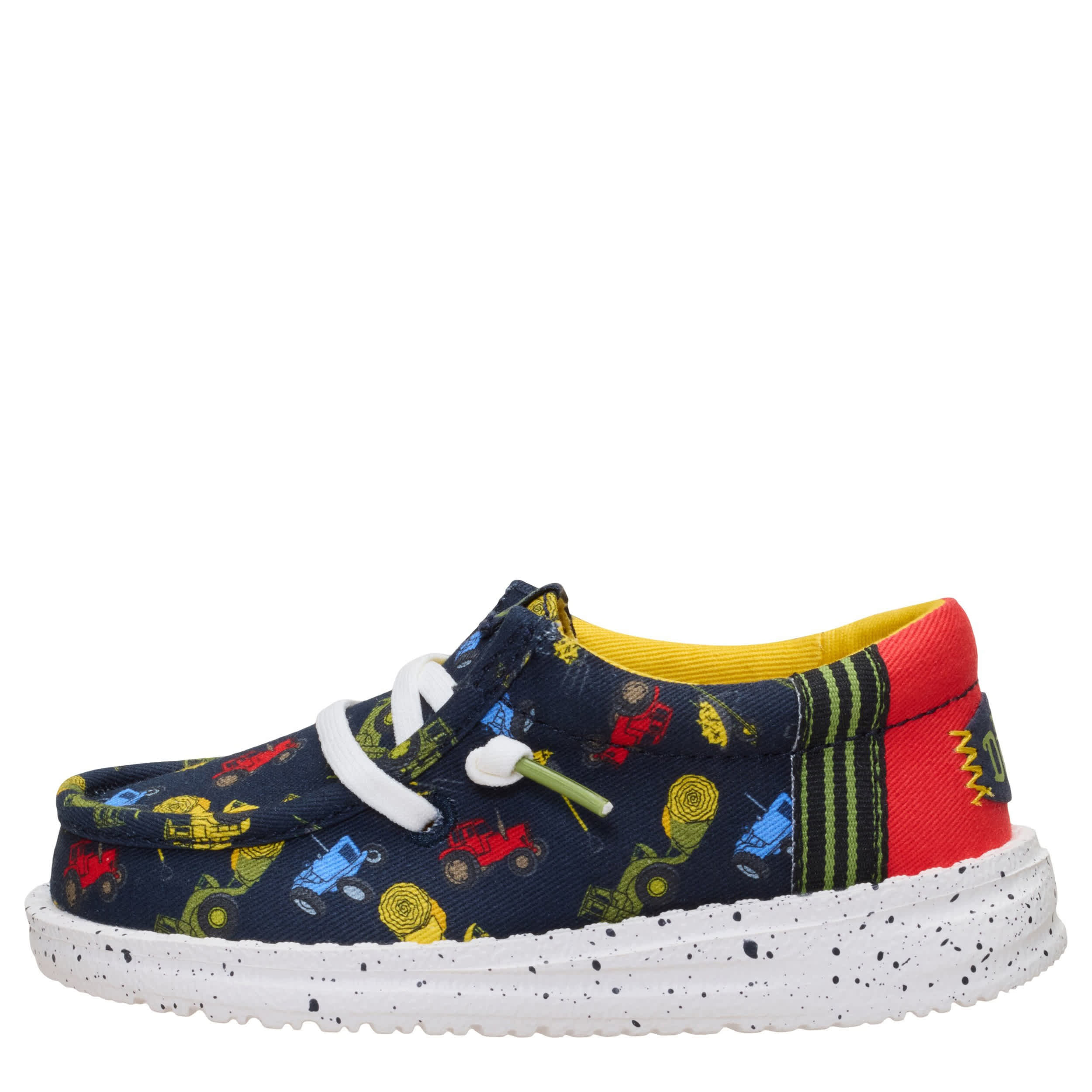 HEYDUDE-BOYS TODDLER WALLY SLIP ON SNEAKER-BLUE & 