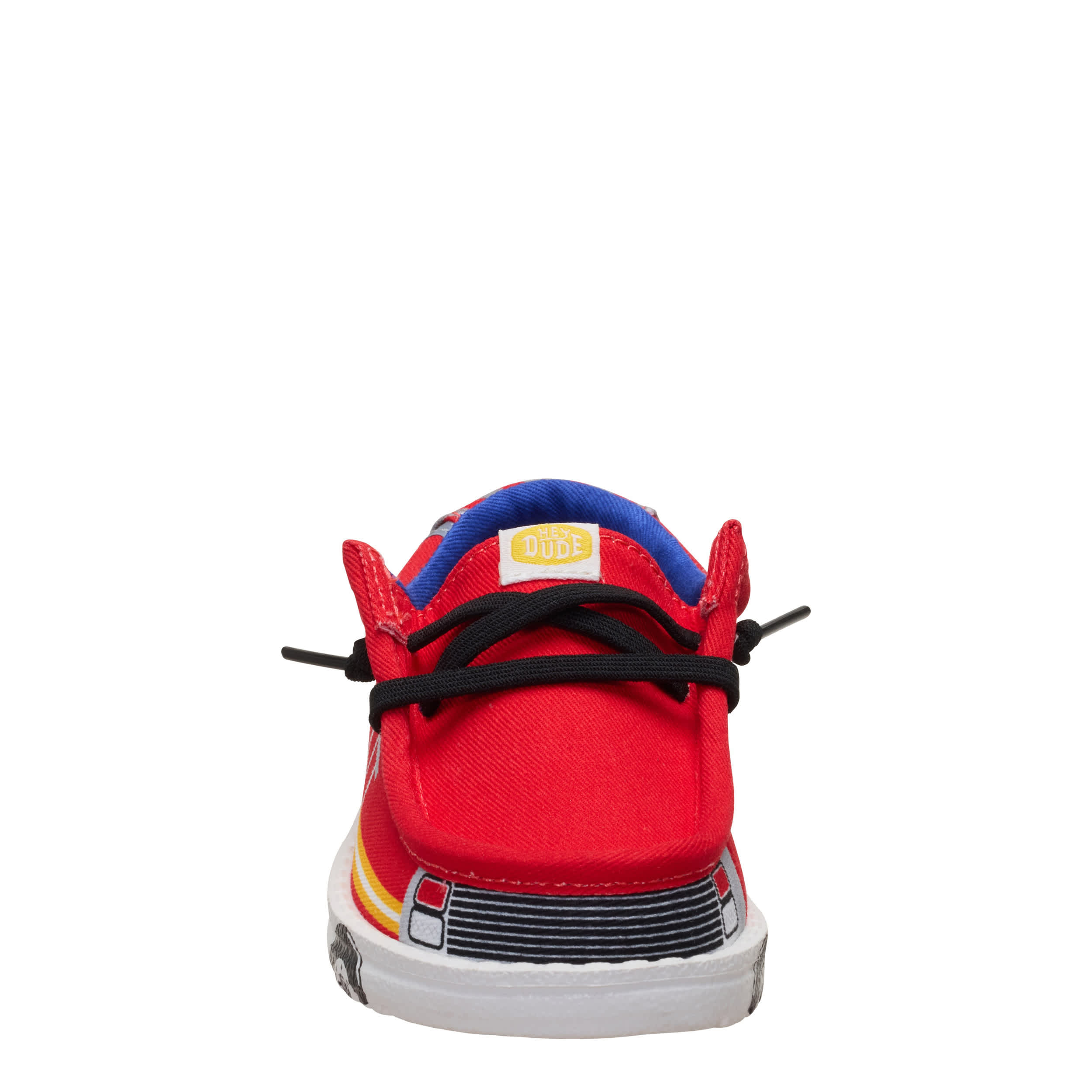 HEYDUDE-BOYS TODDLER WALLY SLIP ON SNEAKER-RED & 