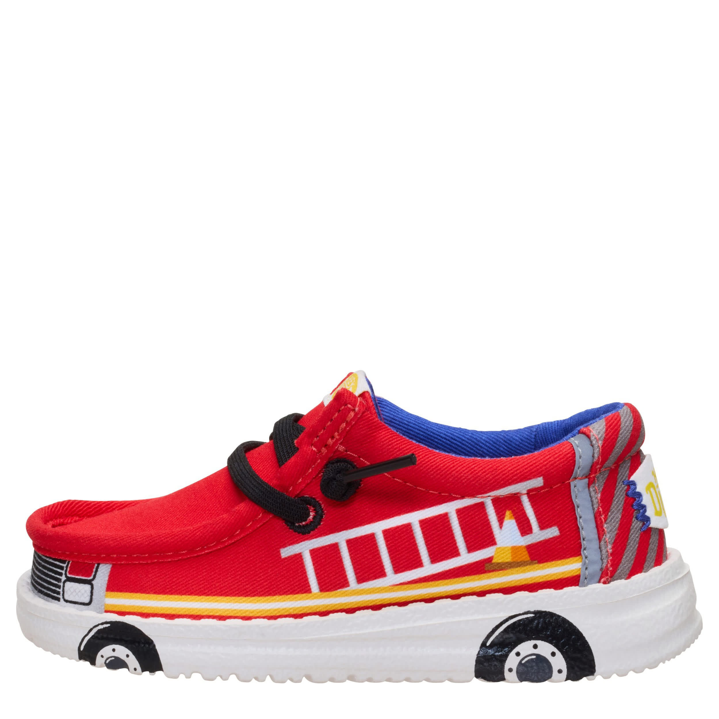 HEYDUDE-BOYS TODDLER WALLY SLIP ON SNEAKER-RED & 