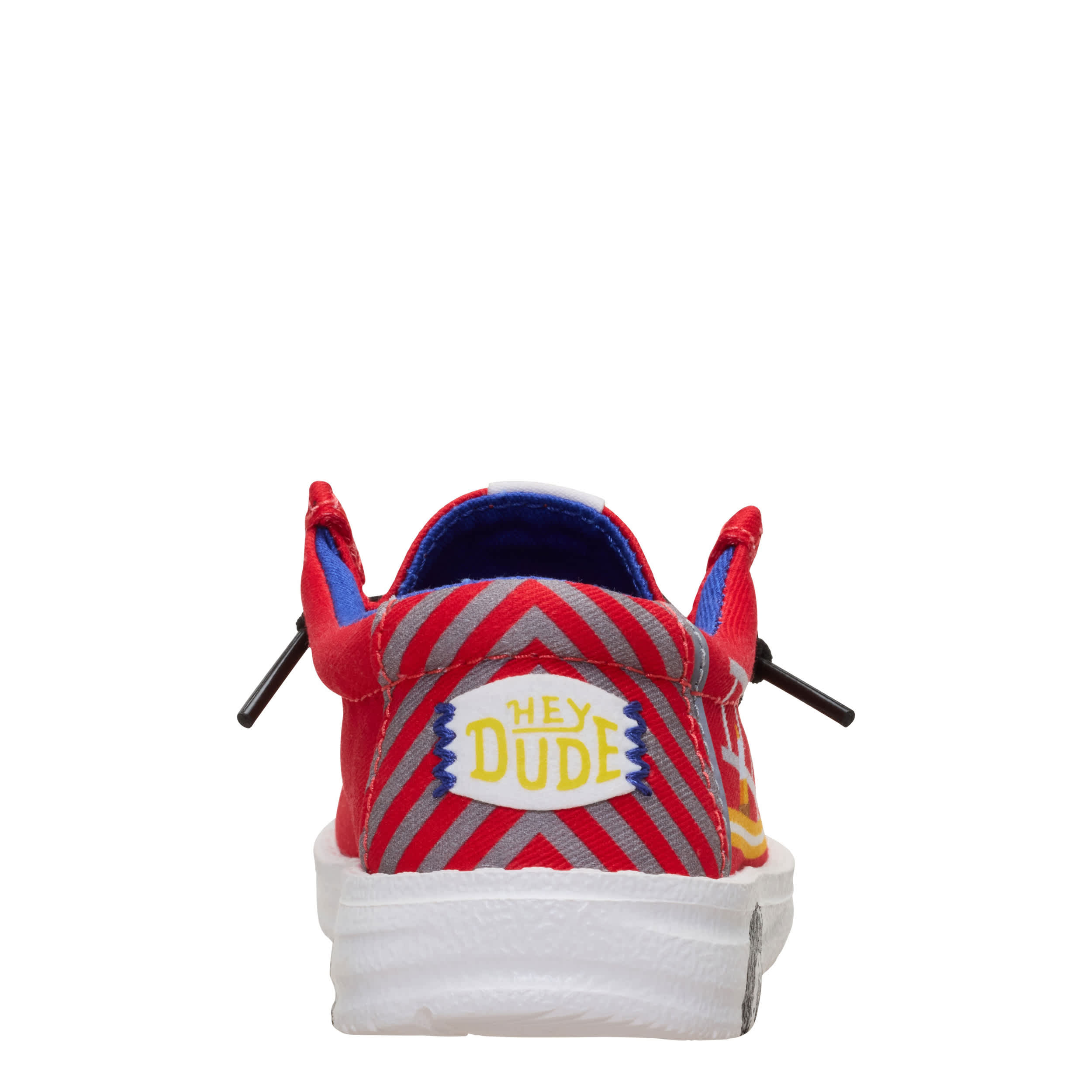 HEYDUDE-BOYS TODDLER WALLY SLIP ON SNEAKER-RED & 