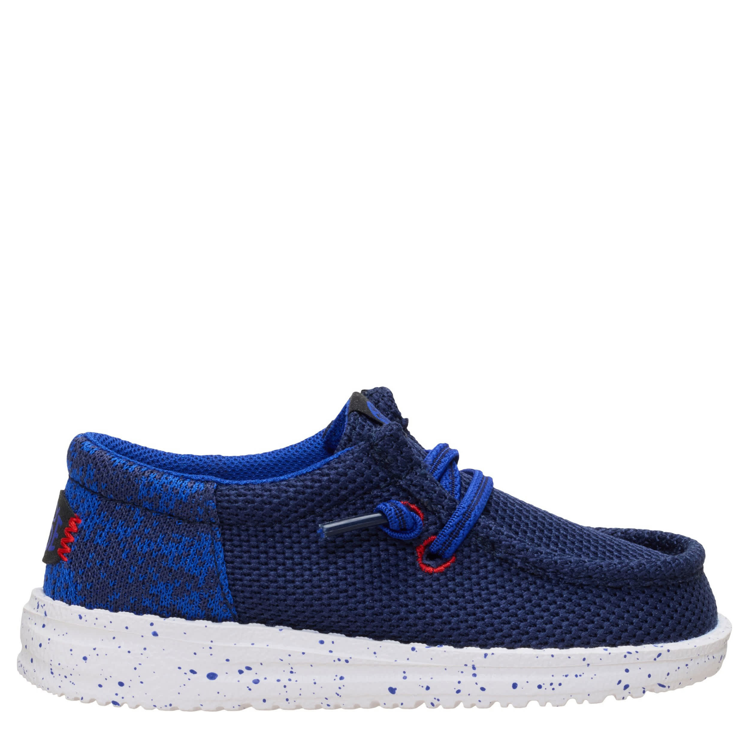 HEYDUDE-BOYS TODDLER WALLY FUNK SLIP ON SNEAKER-BLUE & 