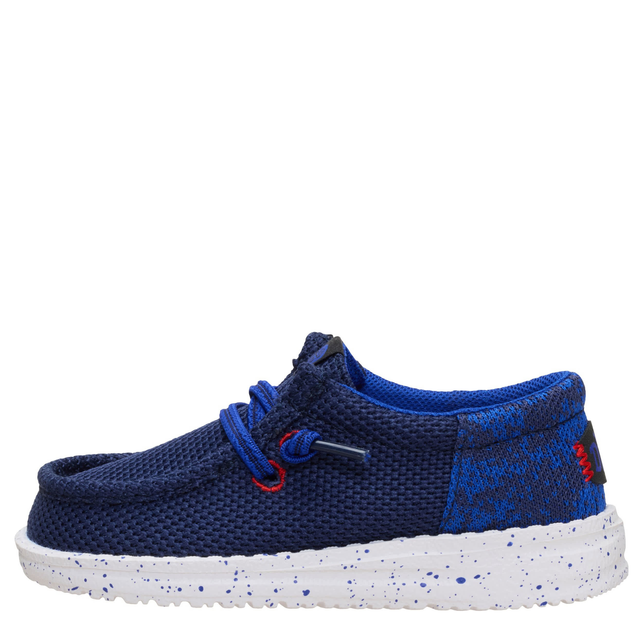 HEYDUDE-BOYS TODDLER WALLY FUNK SLIP ON SNEAKER-BLUE & 