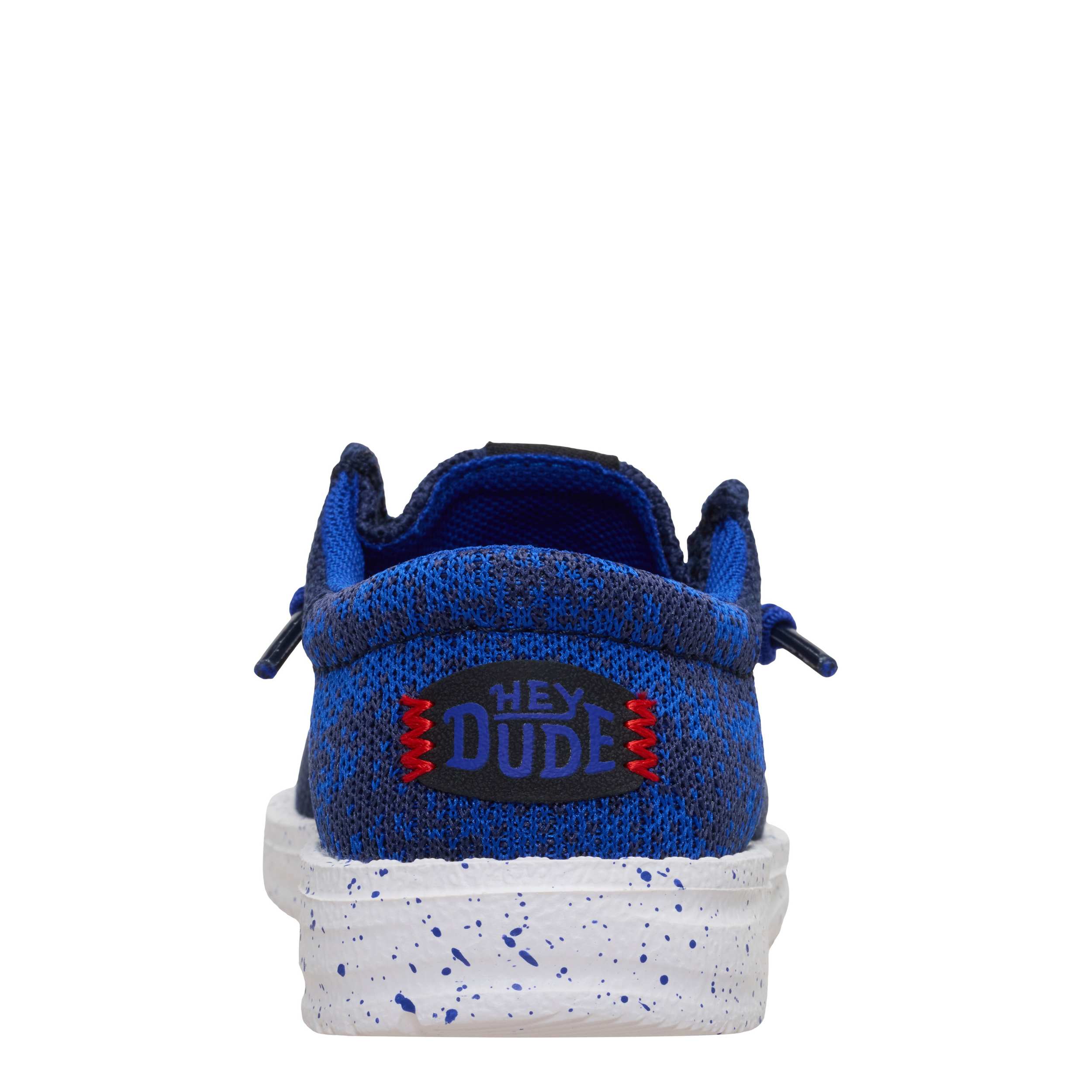 HEYDUDE-BOYS TODDLER WALLY FUNK SLIP ON SNEAKER-BLUE & 