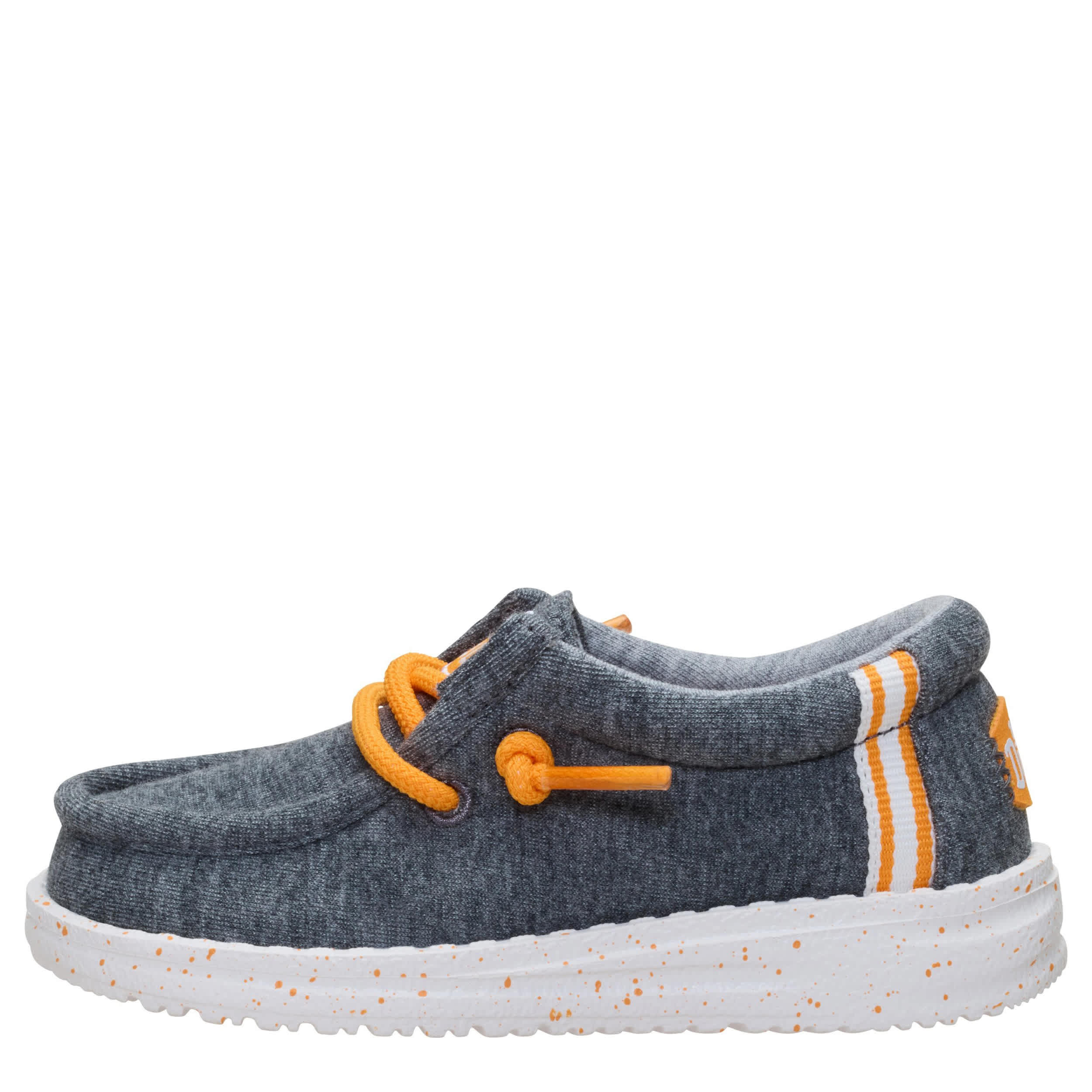 HEYDUDE-BOYS TODDLER WALLY SLIP ON SNEAKER-GREY & 