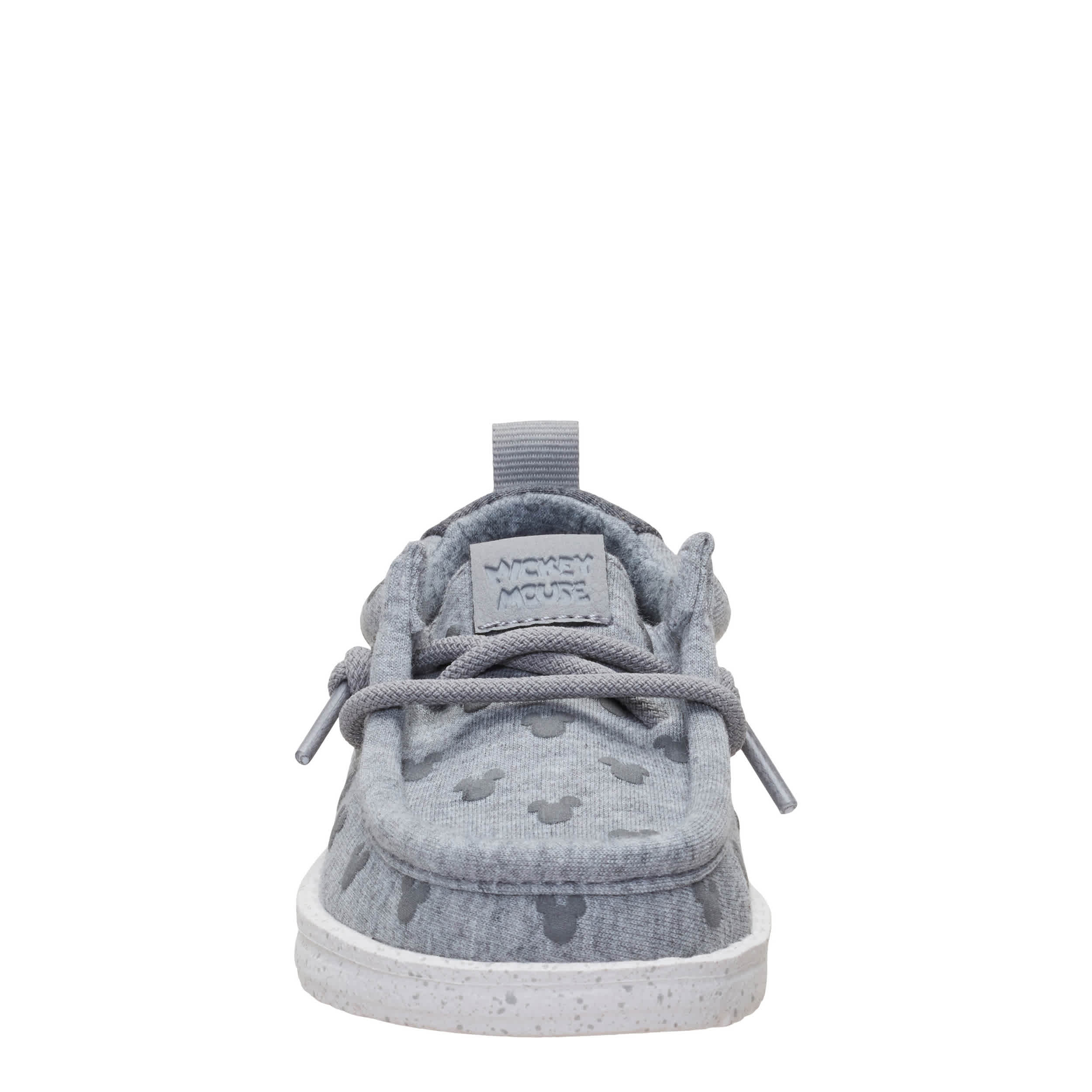 HEYDUDE-BOYS TODDLER WALLY MICKEY SLIP ON SNEAKER-GREY & 
