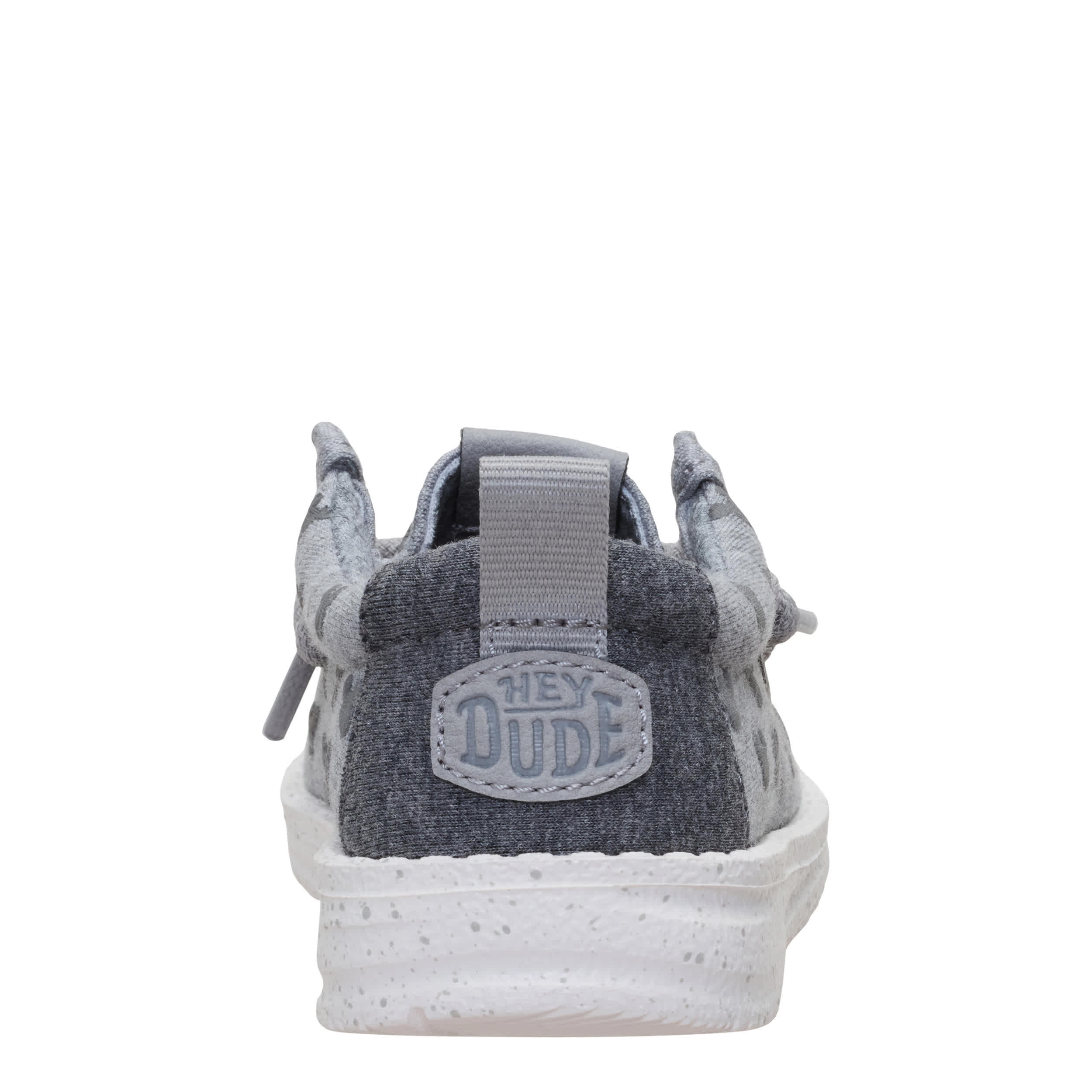 HEYDUDE-BOYS TODDLER WALLY MICKEY SLIP ON SNEAKER-GREY & 