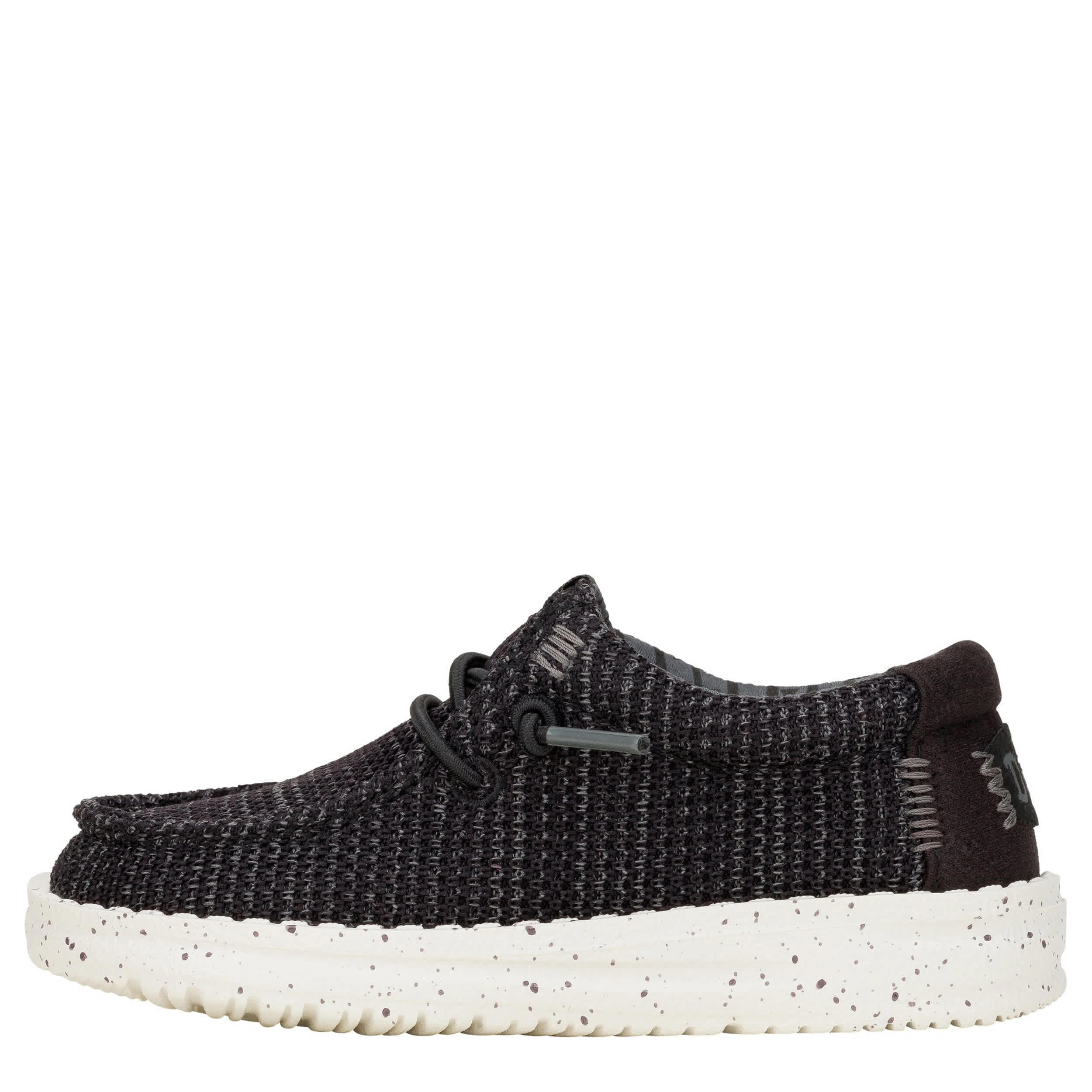 HEYDUDE-BOYS TODDLER WALLY SLIP ON SNEAKER-BLACK & 