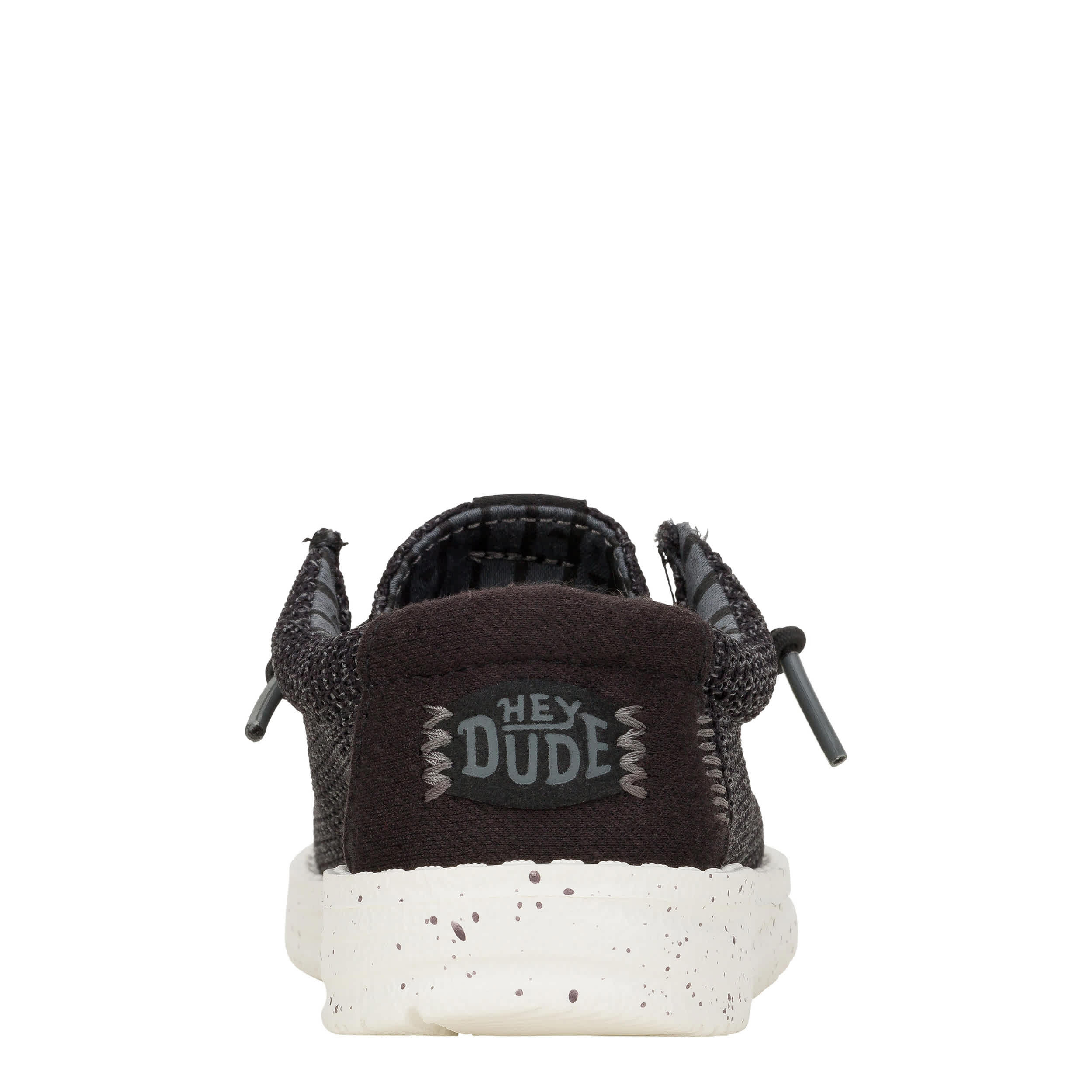 HEYDUDE-BOYS TODDLER WALLY SLIP ON SNEAKER-BLACK & 