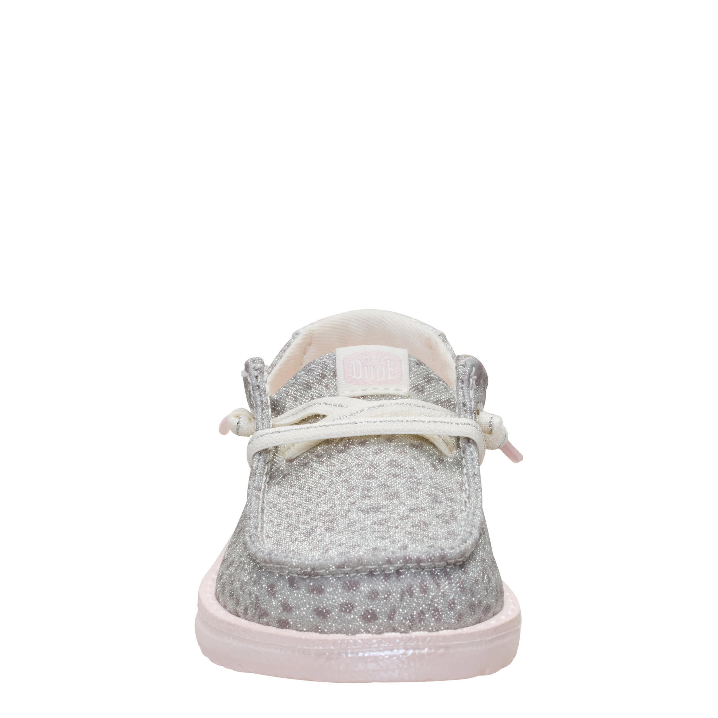 HEYDUDE-GIRLS TODDLER WENDY LUXE SLIP ON SNEAKER-PINK & 