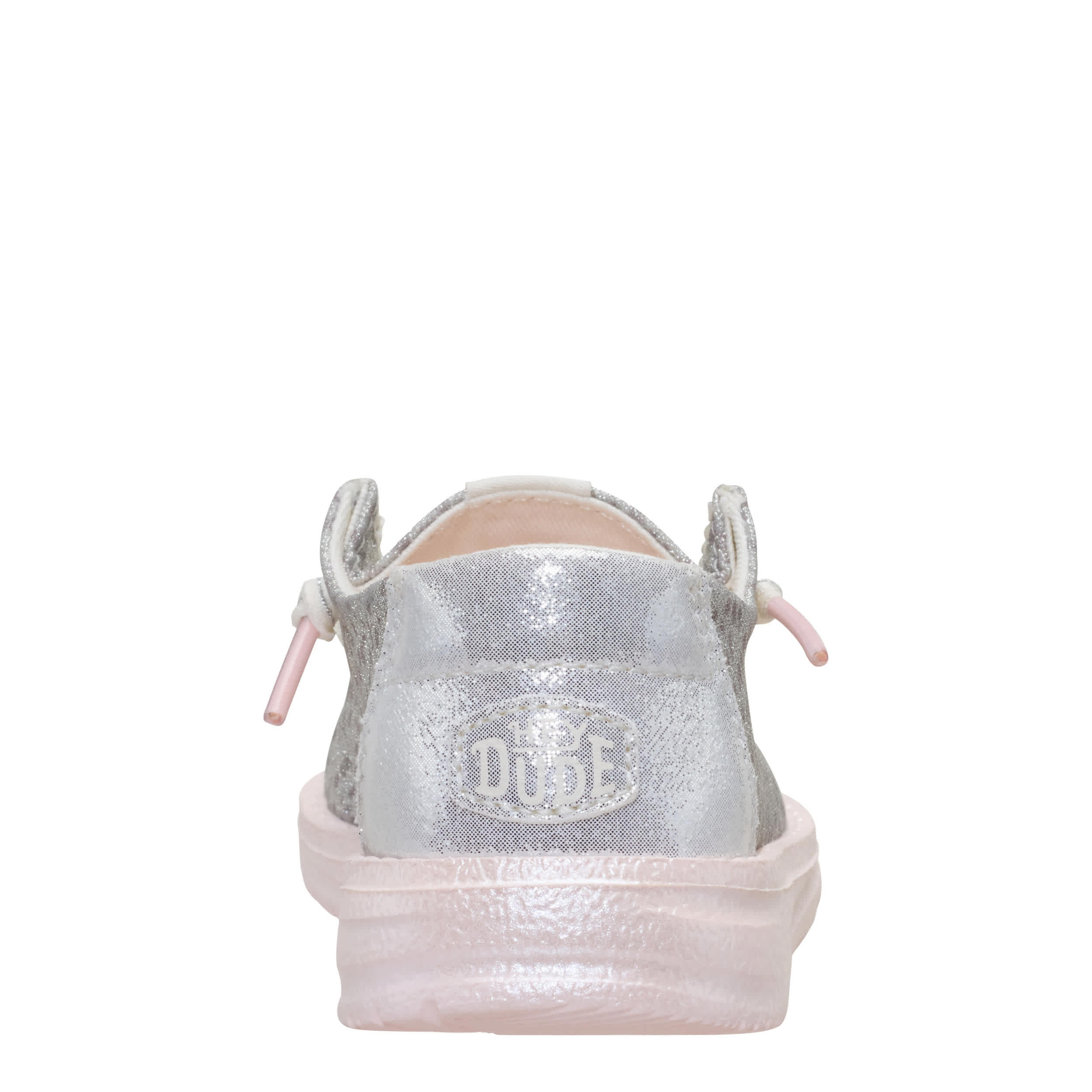 HEYDUDE-GIRLS TODDLER WENDY LUXE SLIP ON SNEAKER-PINK & 