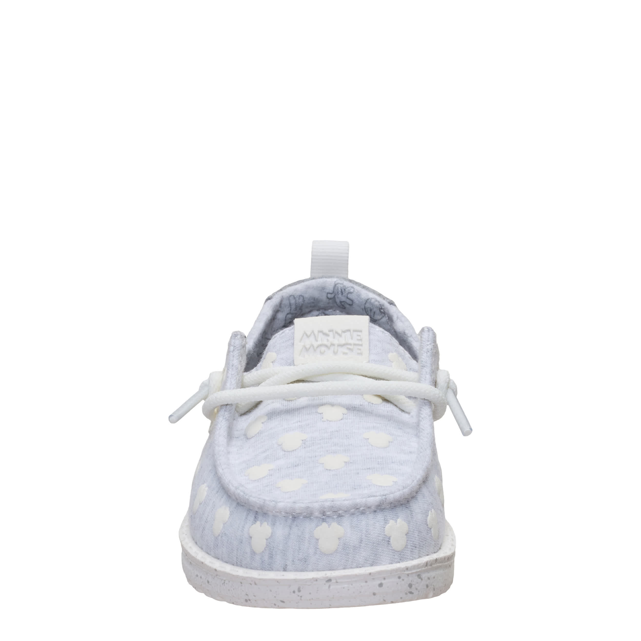 HEYDUDE-GIRLS TODDLER WENDY MINNIE SLIP ON SNEAKER-GREY & 