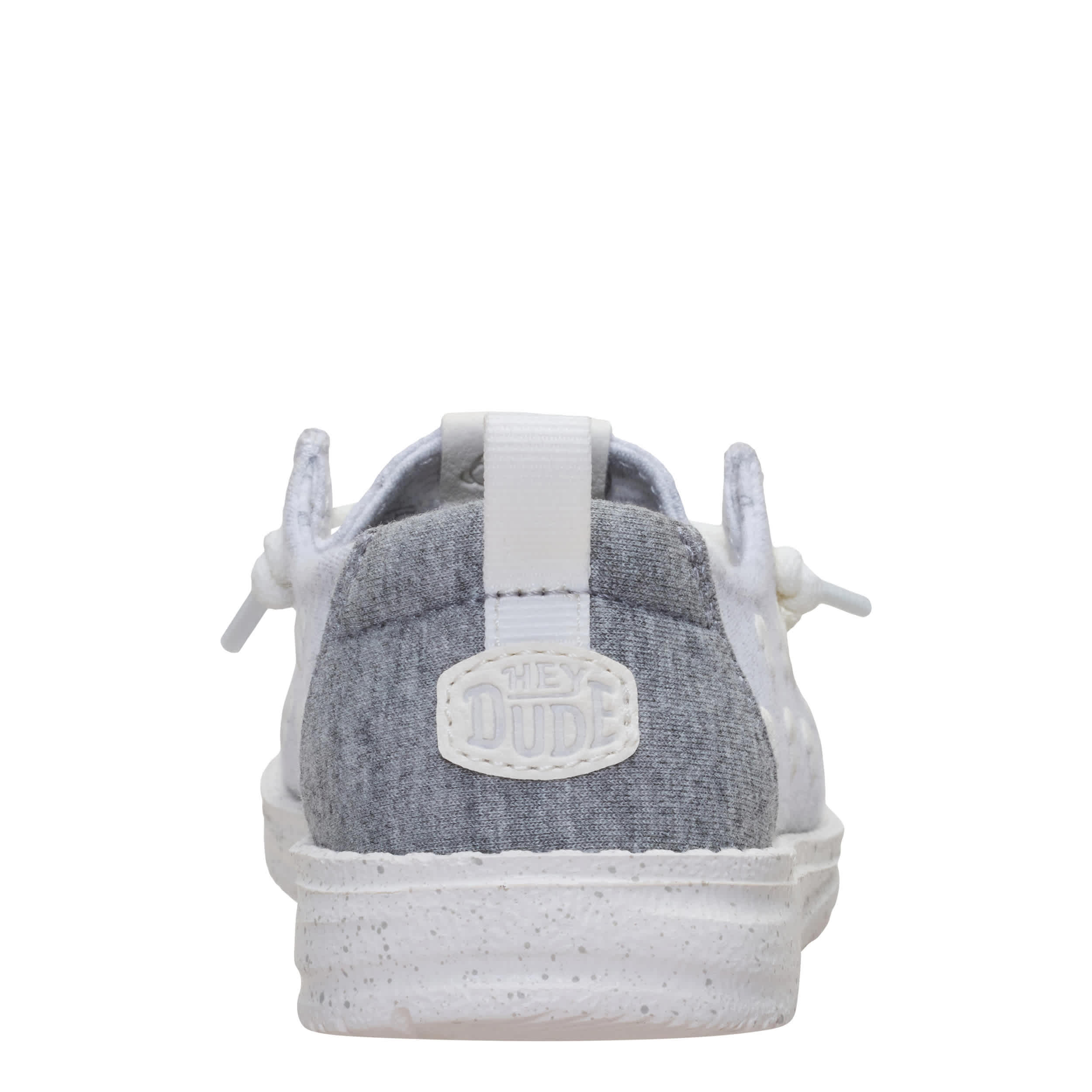 HEYDUDE-GIRLS TODDLER WENDY MINNIE SLIP ON SNEAKER-GREY & 