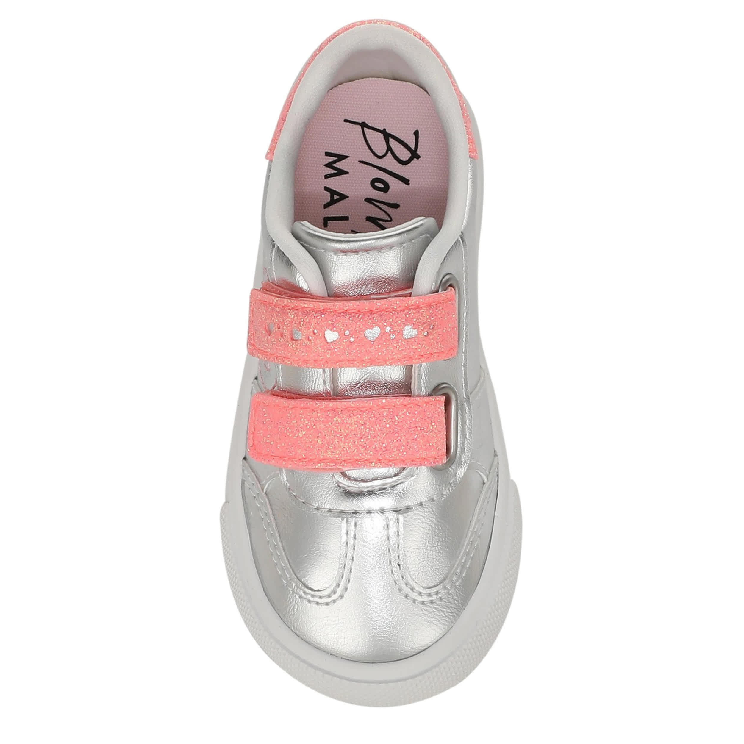 BLOWFISH MALIBU-GIRLS TODDLER-LITTLE KID V TUCSON-T SNEAKER-SILVER & PINK