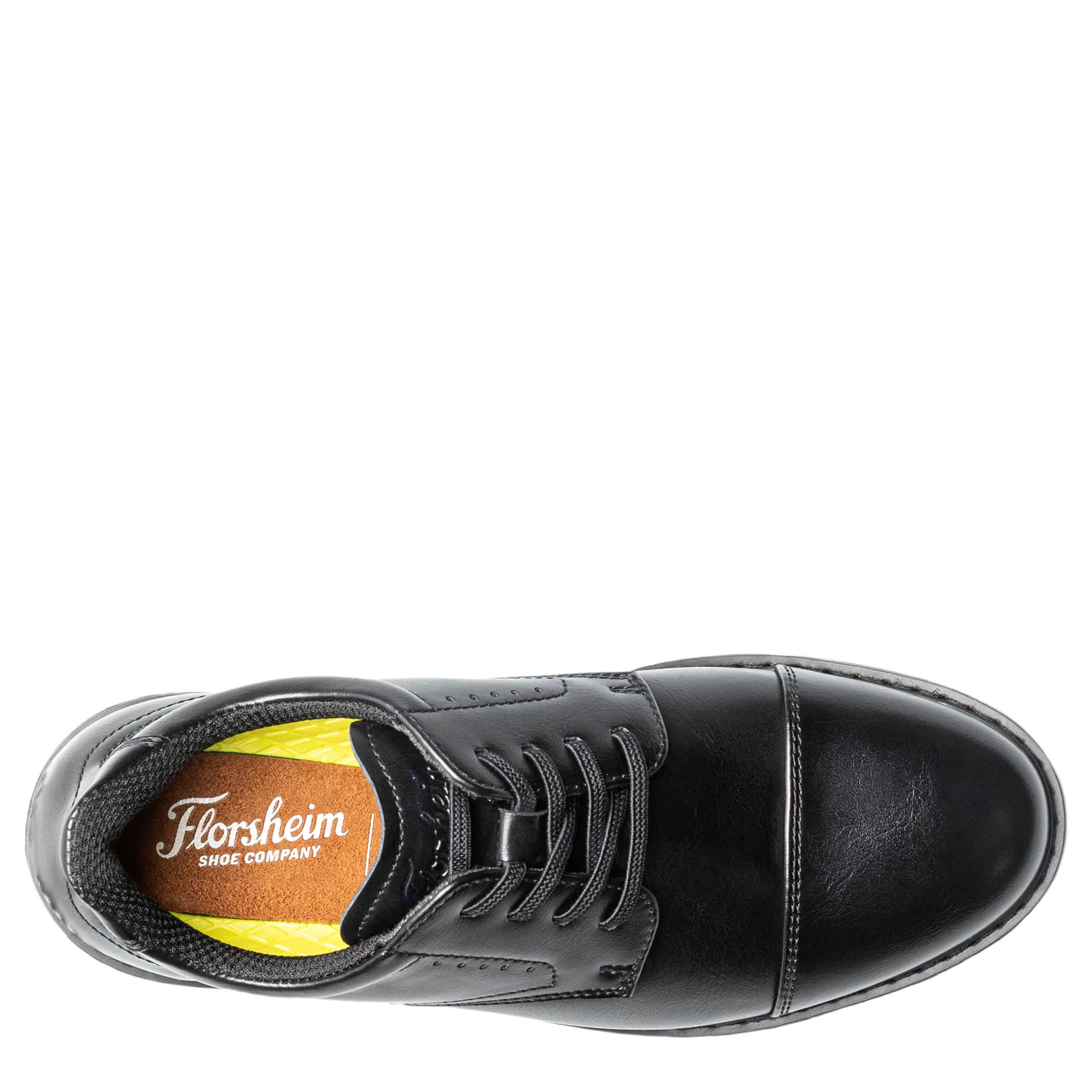 FLORSHEIM-BOYS LITTLE-BIG KID HIGHRISE OXFORD-BLACK & 