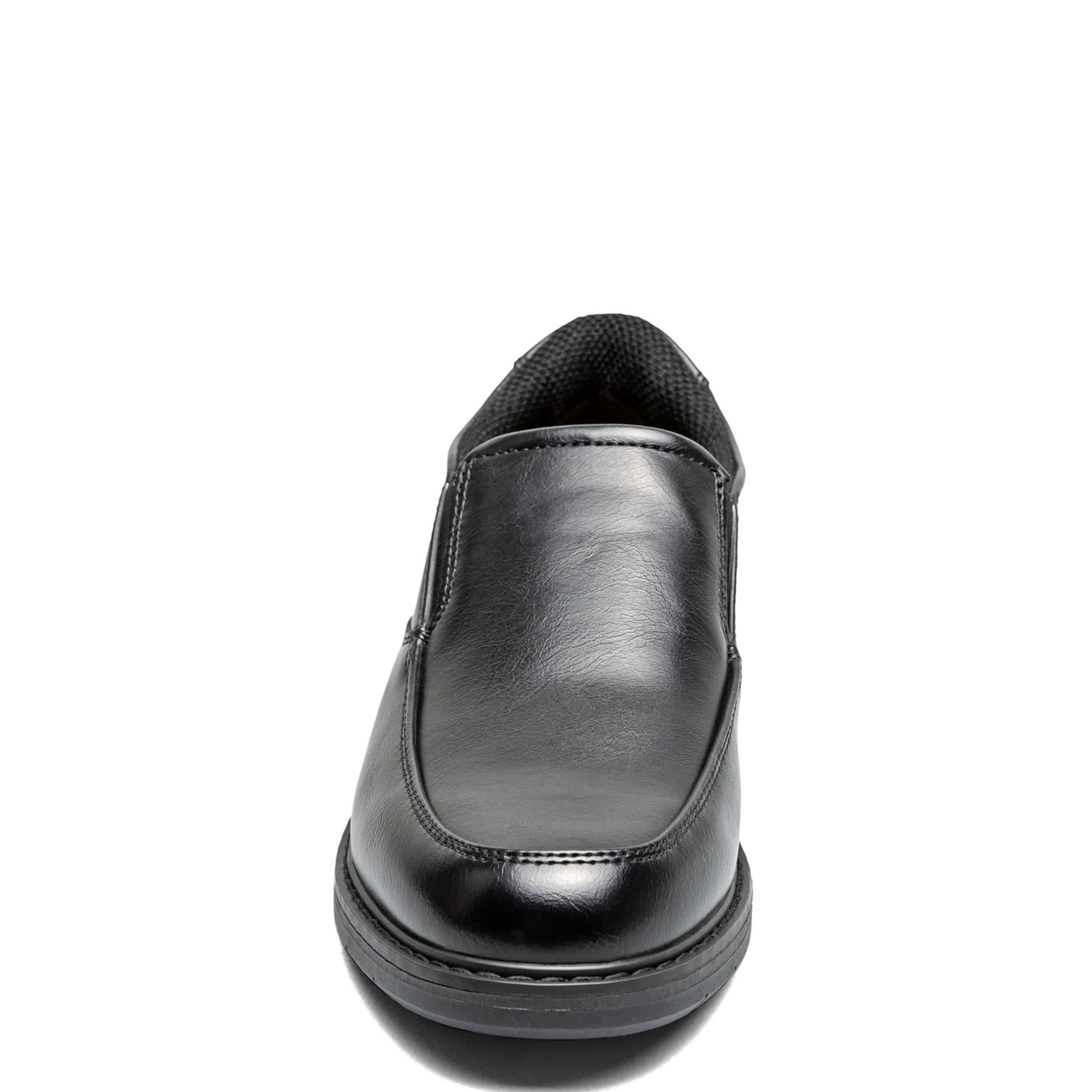 FLORSHEIM-BOYS LITTLE-BIG KID HIGHRISE MOC TOE SLIP ON LOAFER-BLACK & 