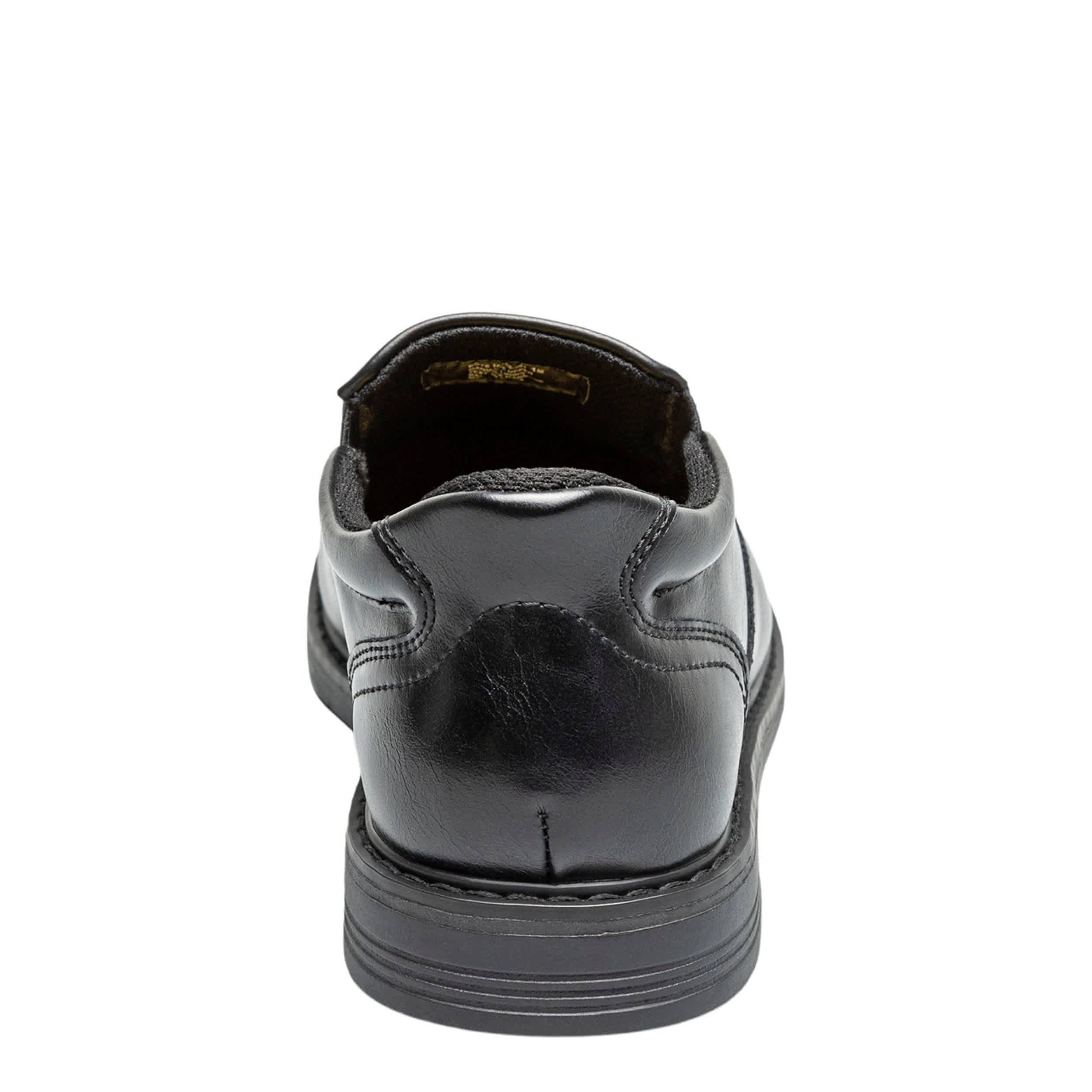 FLORSHEIM-BOYS LITTLE-BIG KID HIGHRISE MOC TOE SLIP ON LOAFER-BLACK & 