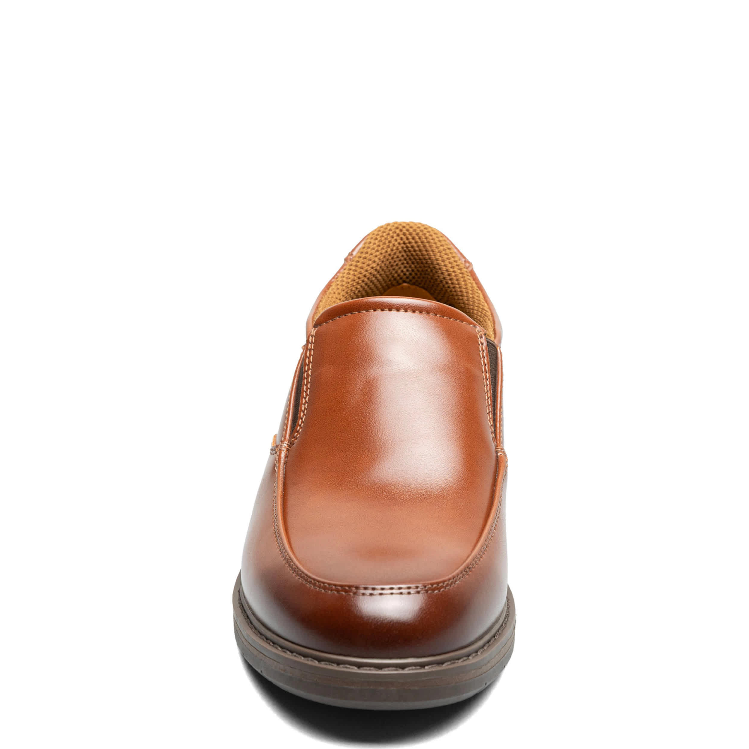 FLORSHEIM-BOYS LITTLE-BIG KID HIGHRISE MOC TOE SLIP ON LOAFER-COGNAC & 