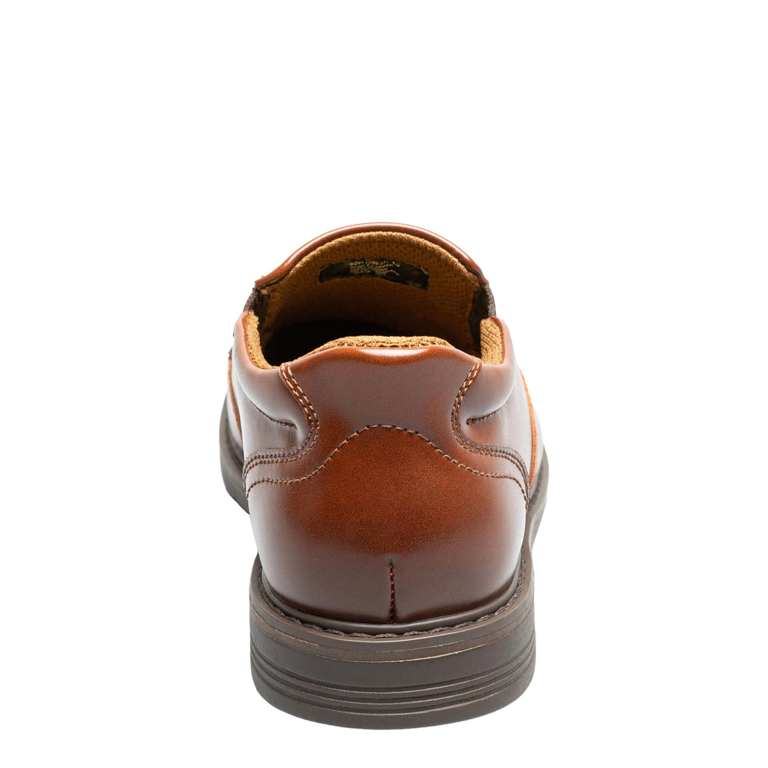 FLORSHEIM-BOYS LITTLE-BIG KID HIGHRISE MOC TOE SLIP ON LOAFER-COGNAC & 
