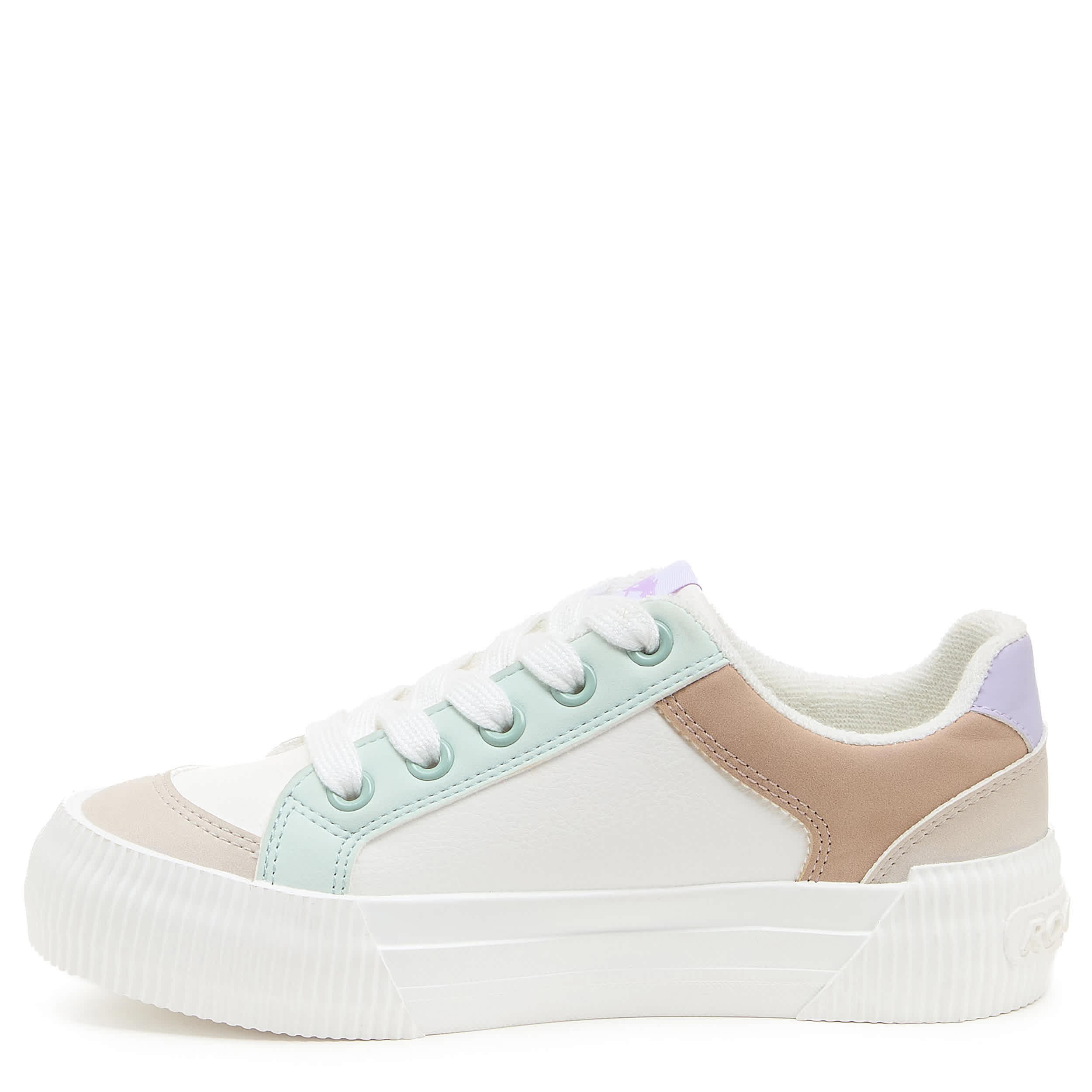 ROCKET DOG-GIRLS LITTLE-BIG KID CHEERY SNEAKER-WHITE & MULTICOLOR