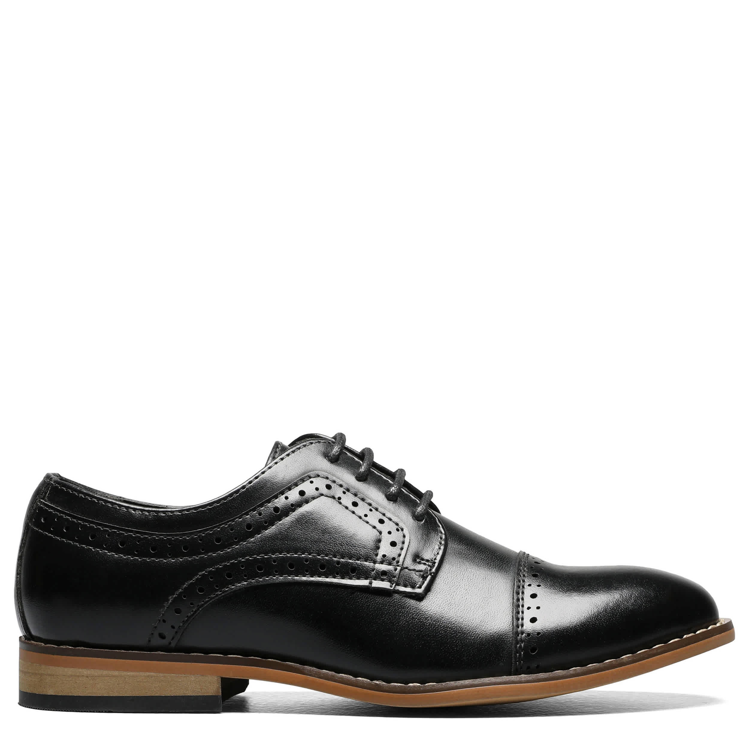 STACY ADAMS-BOYS LITTLE-BIG KID DICKINSON OXFORD-BLACK & 