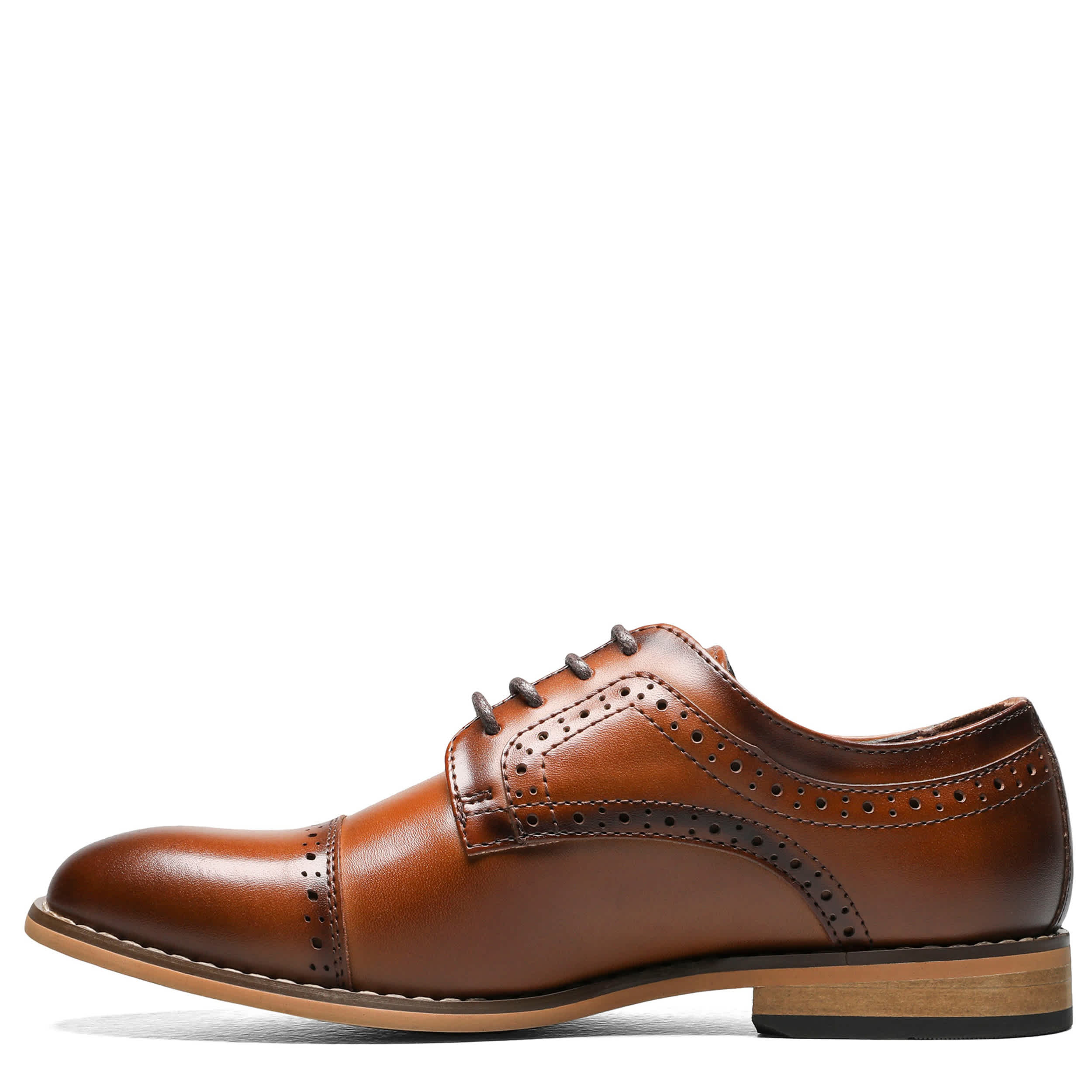 STACY ADAMS-BOYS LITTLE-BIG KID DICKINSON OXFORD-COGNAC & 