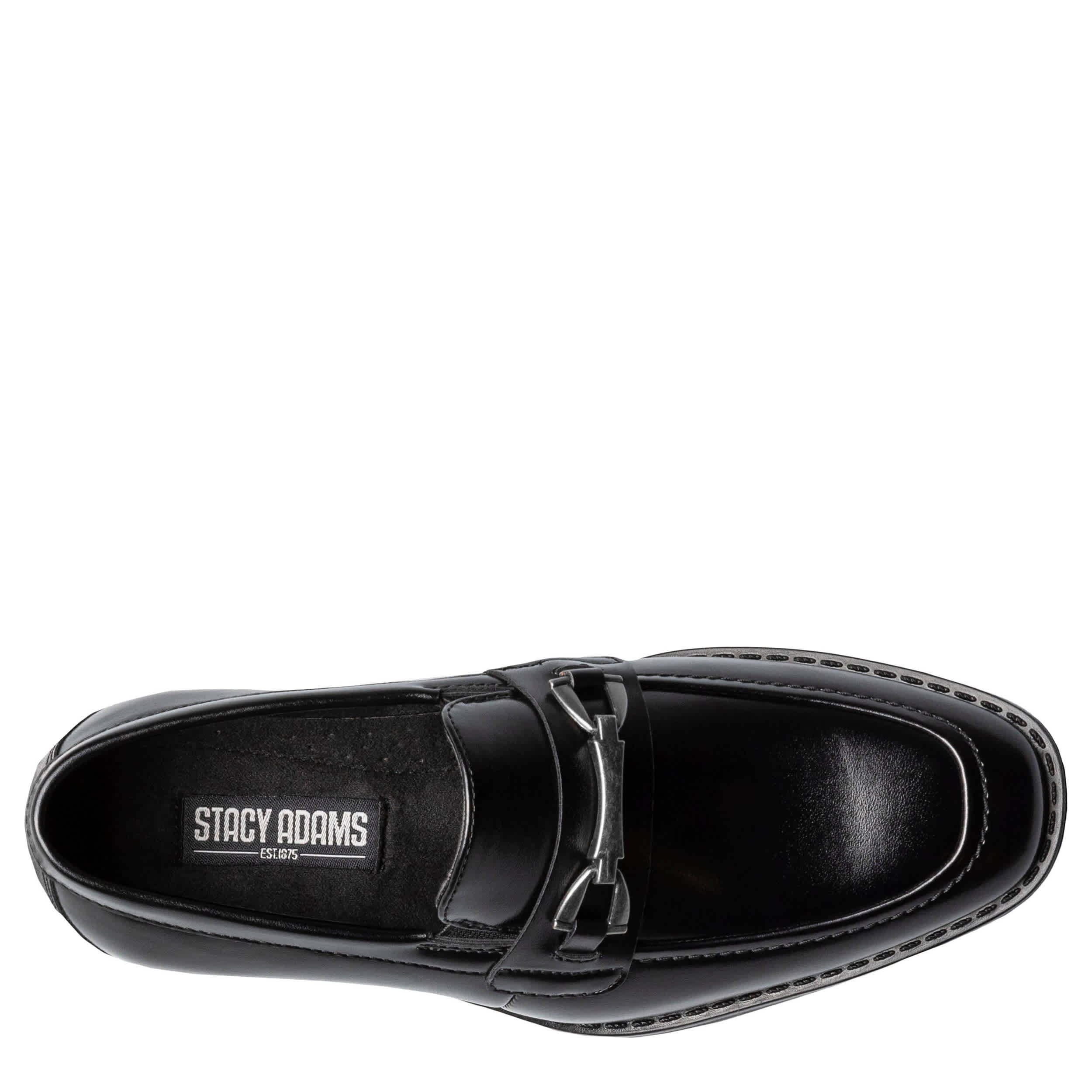 STACY ADAMS-BOYS LITTLE-BIG KID KAYLOR DRESS LOAFER-BLACK & 